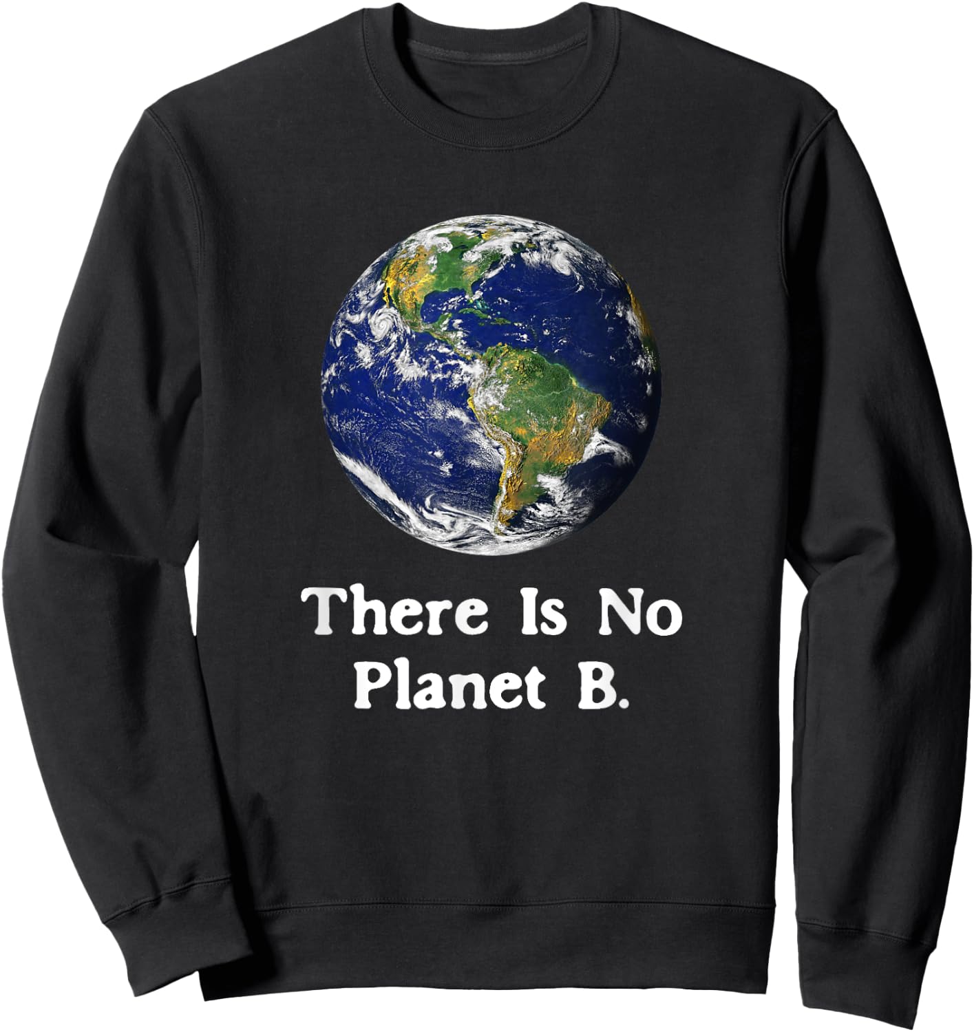 There is No Planet B Earth Day Sweatshirt - Sweatshirt | Black