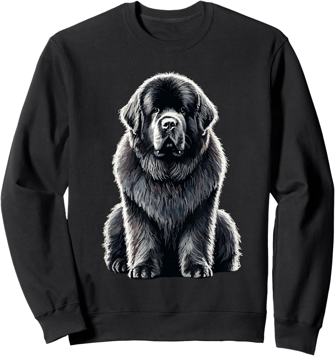 Newfoundland Dog Newfie Sweatshirt - Sweatshirt | Black
