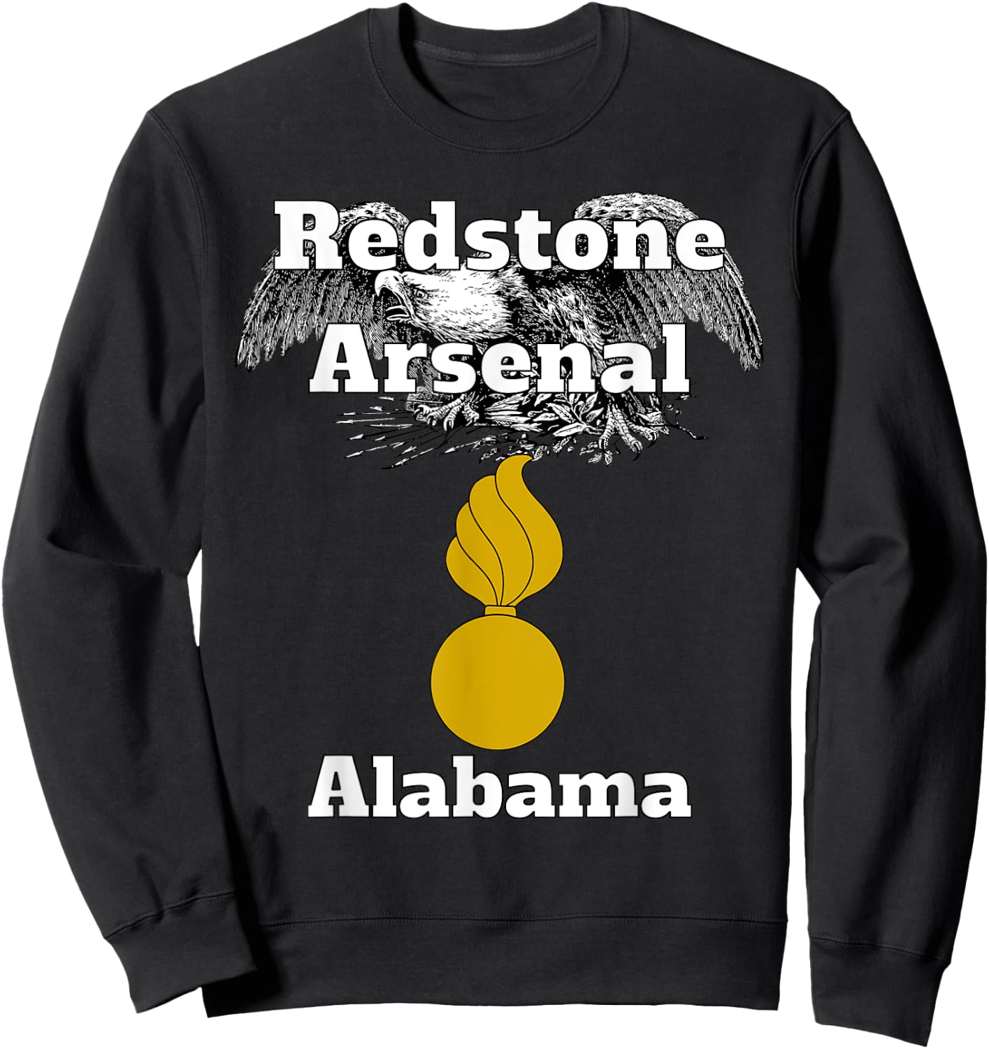 Redstone Arsenal Ordnance Military Design product Sweatshirt - Sweatshirt | Black