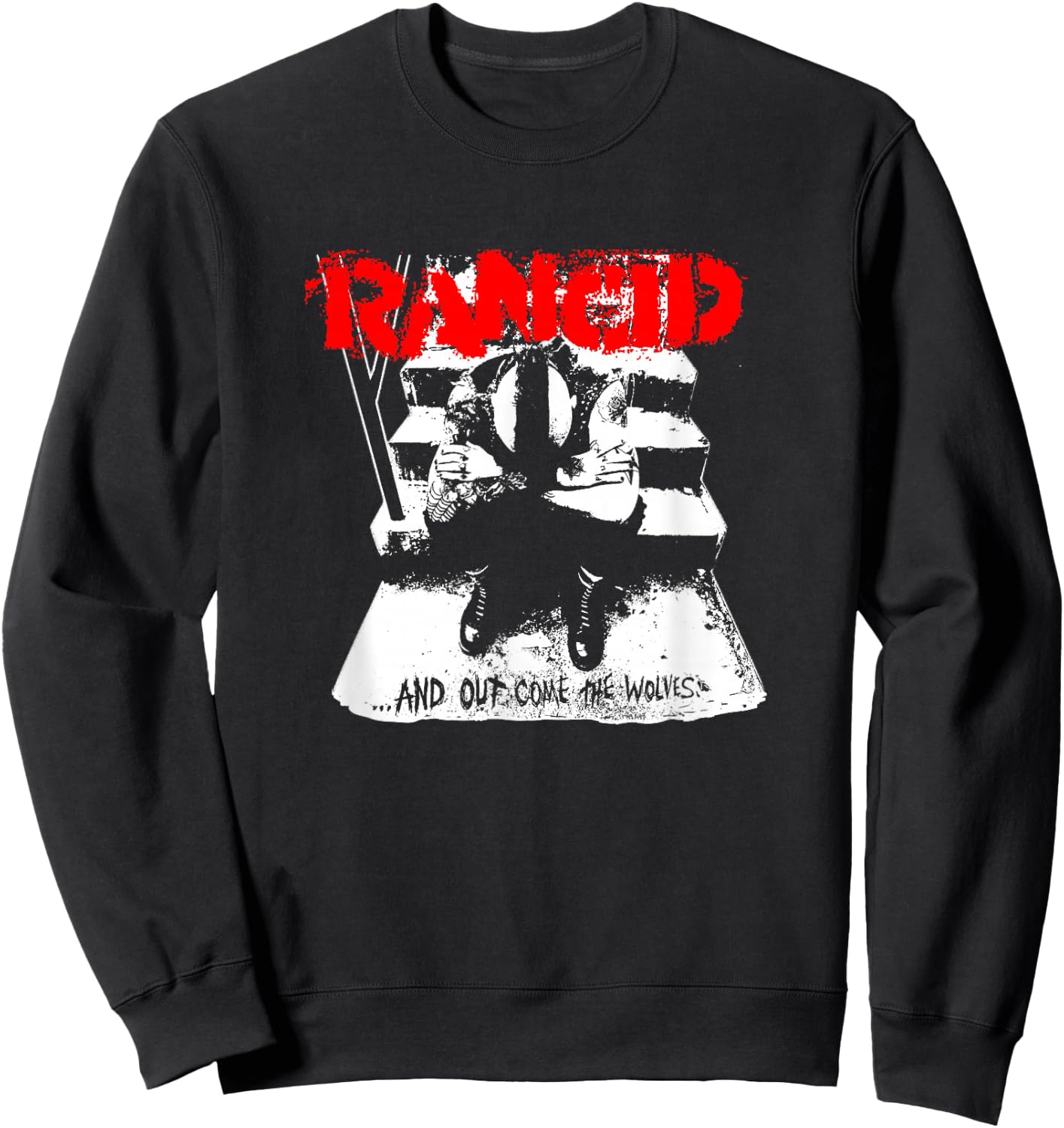 Rancid - Official Merchandise - And Out Come The Wolves Sweatshirt - Sweatshirt | Black