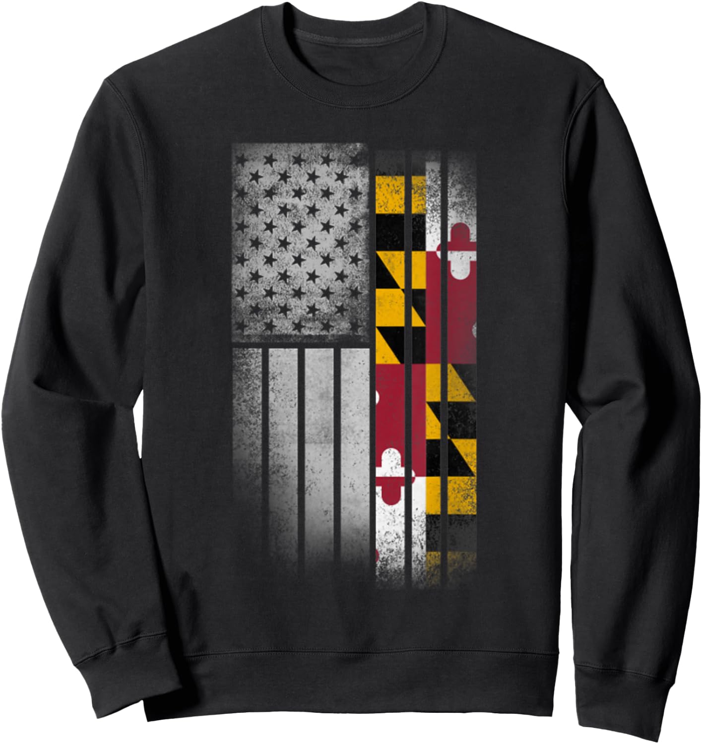 Premium Maryland State Maryland Home State Sweatshirt - Sweatshirt | Black