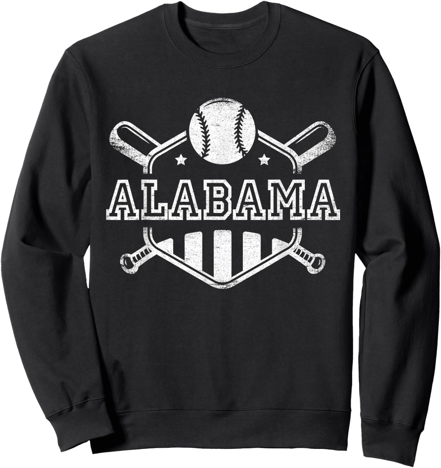 Alabama Baseball State Pride Team Sport Sweatshirt - Sweatshirt | Black