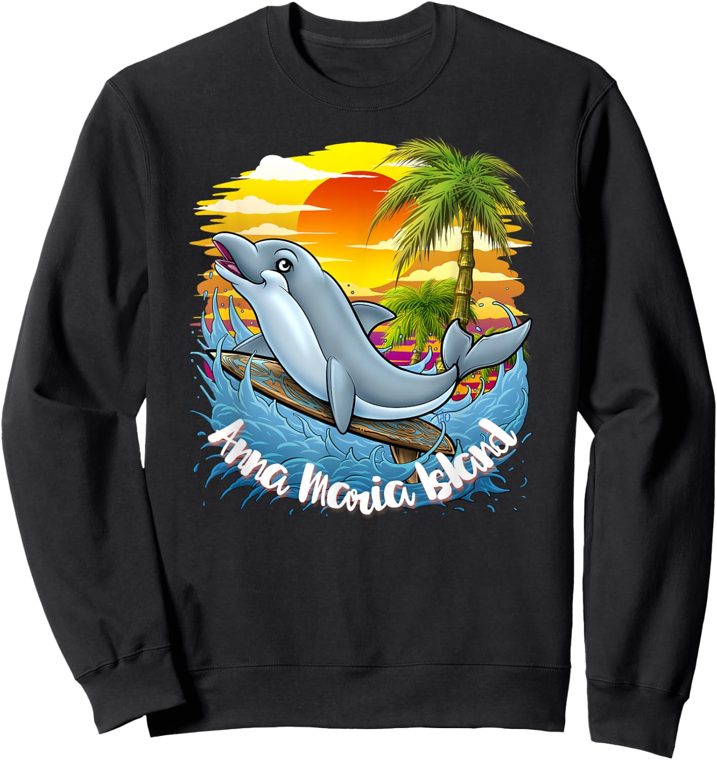 Anna Maria Island Beach Shirt Spring Break Florida Sweatshirt - Sweatshirt | Black