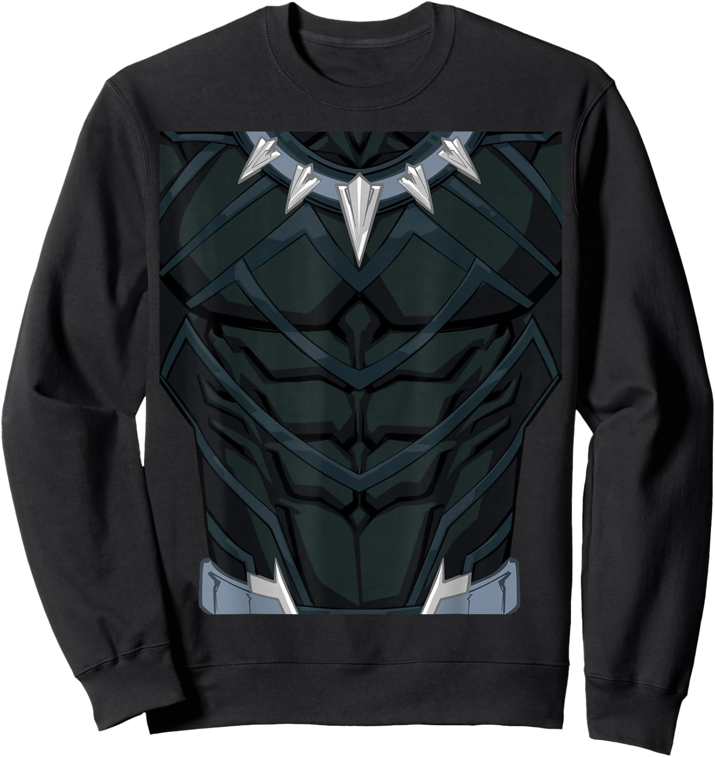 Marvel Black Panther King T'Challa Costume Sweatshirt - Sweatshirt | Black