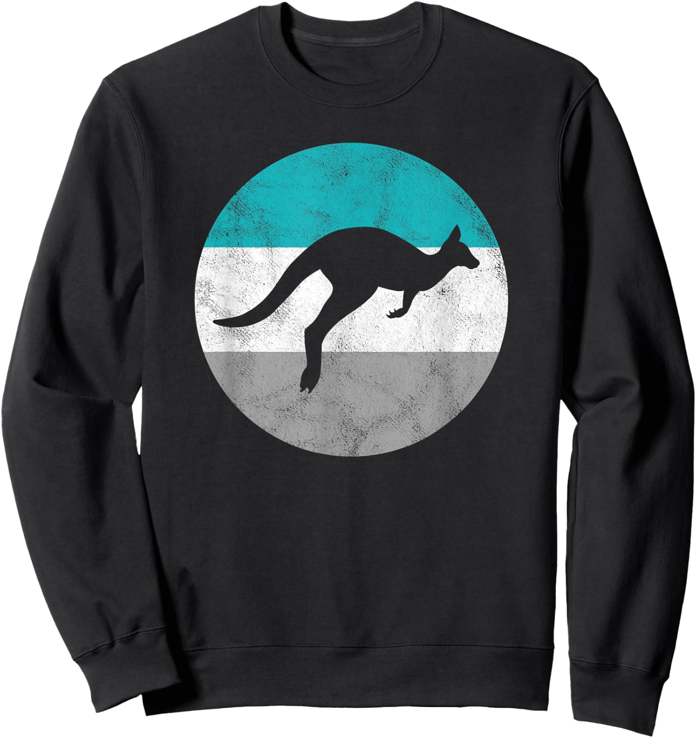 Kangaroo Gift Shirt Women Boys & Girls Sweatshirt - Sweatshirt | Black
