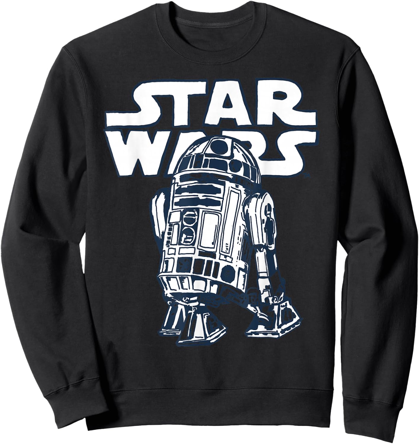 Star Wars R2-D2 Vintage Style Graphic C1 Sweatshirt - Sweatshirt | Black