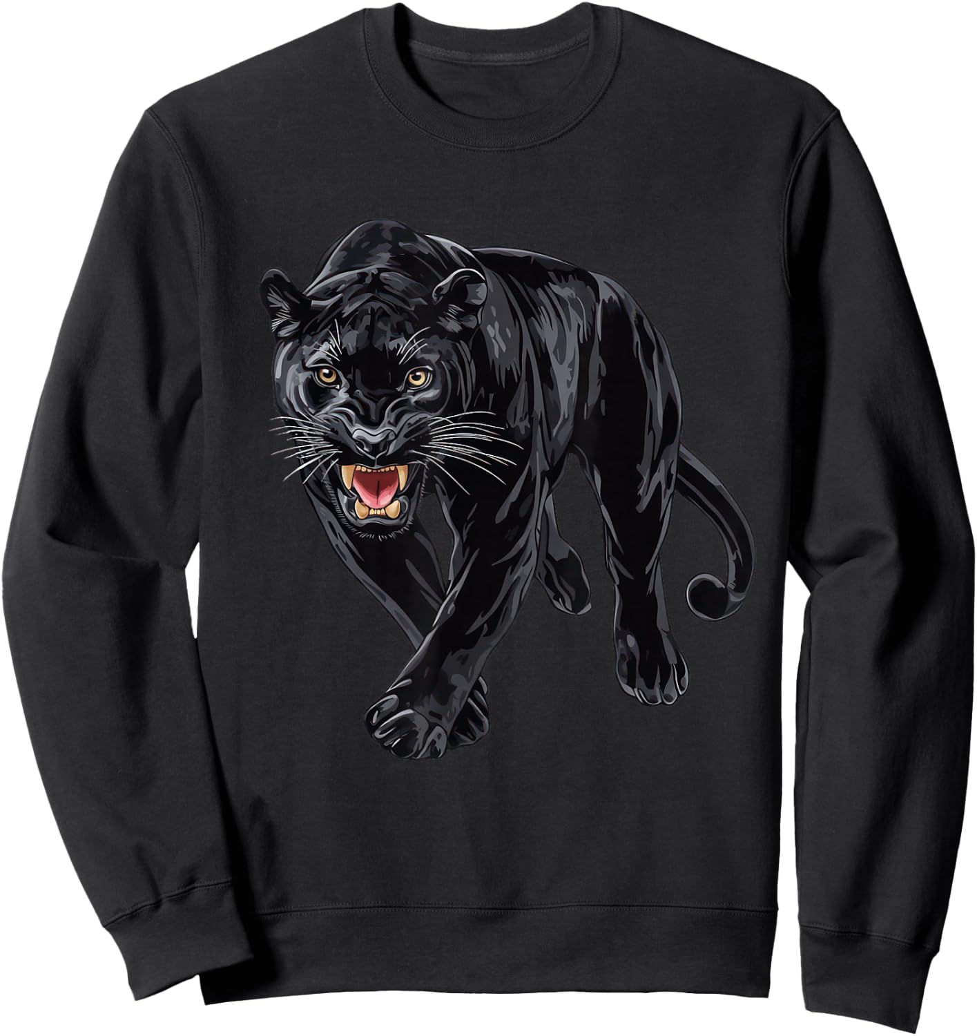 Panther Graphic Sweatshirt - Sweatshirt | Black