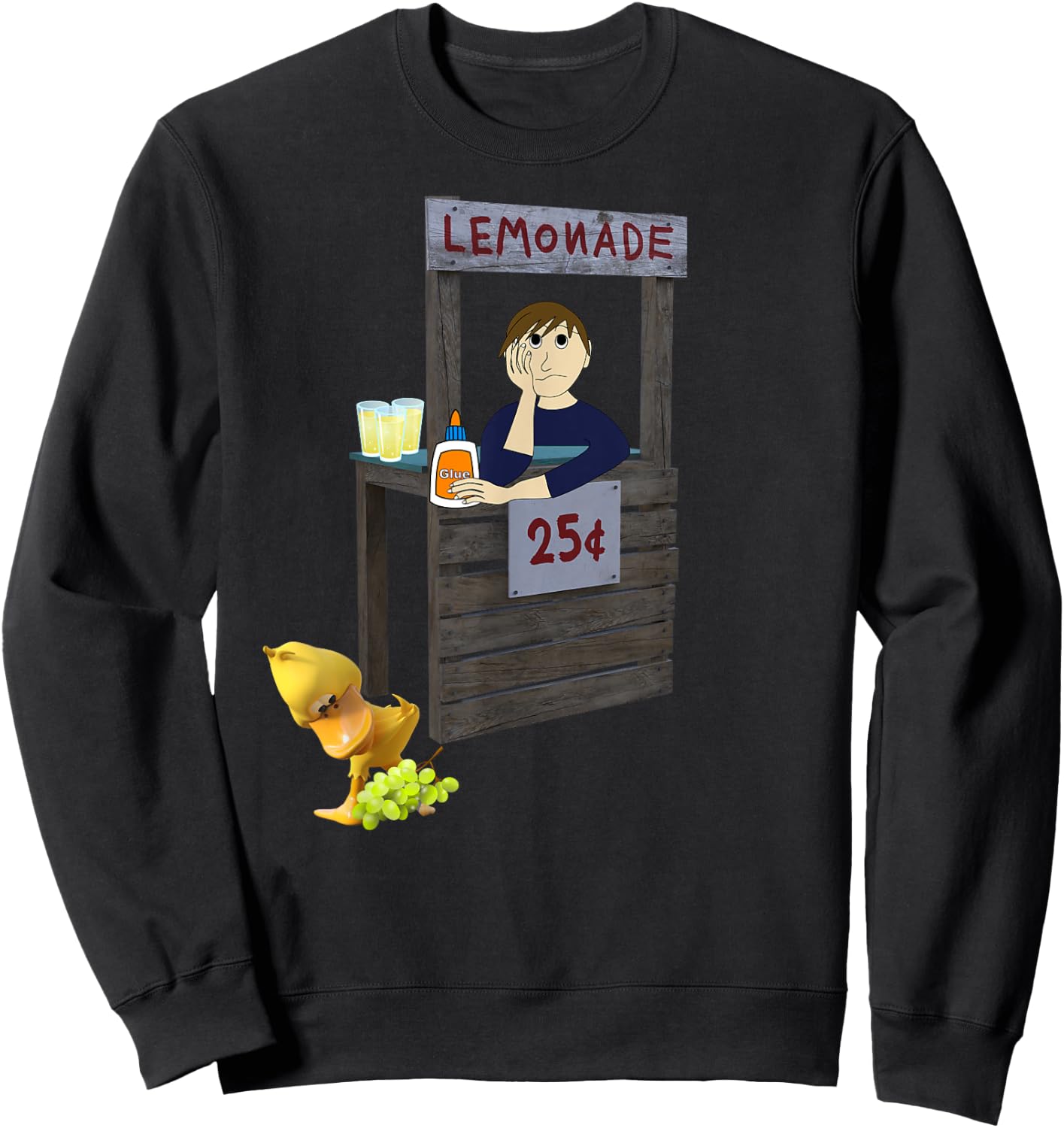 The Duck Song - Got Any Grapes Sweatshirt - Sweatshirt | Black