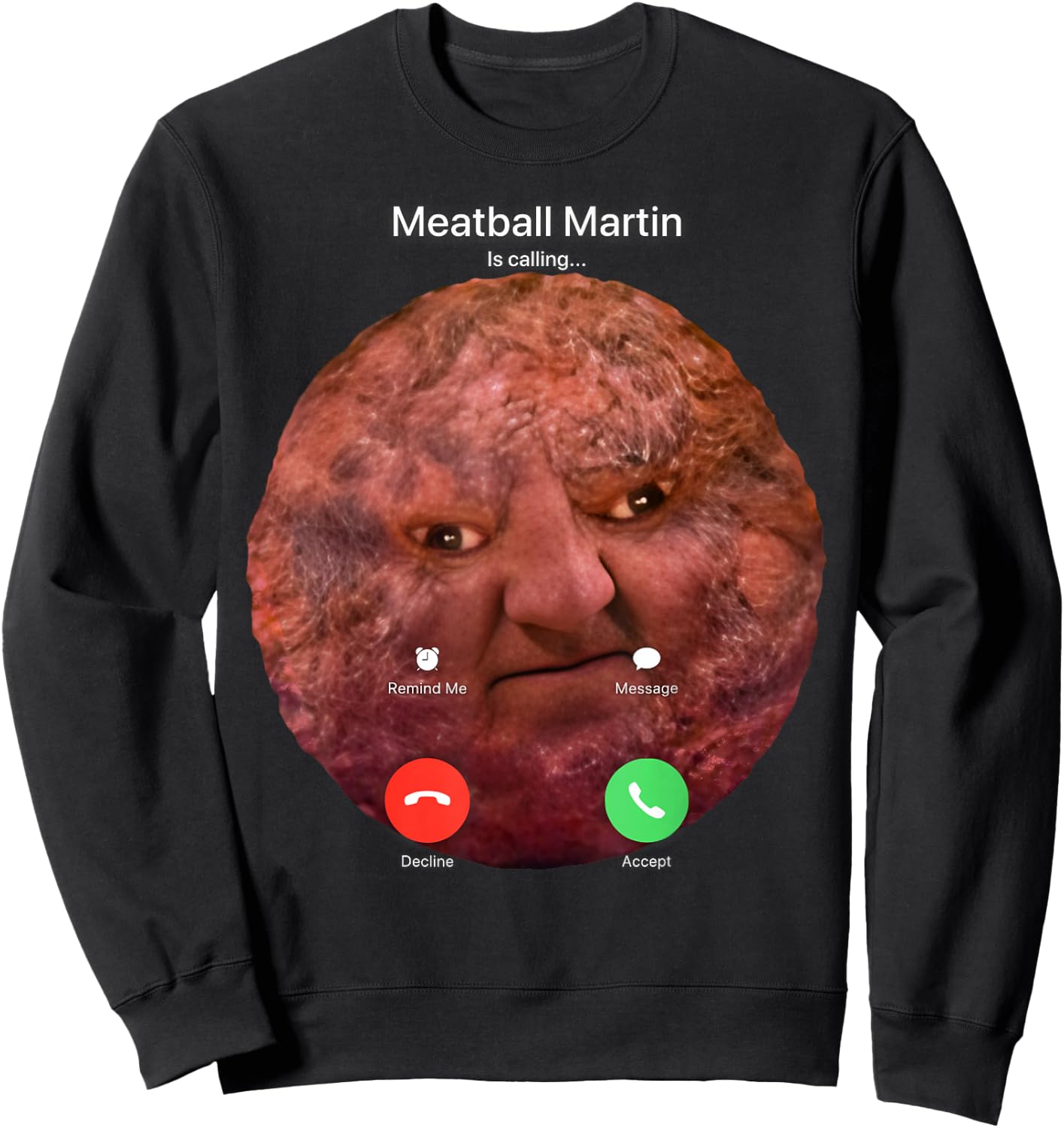 Meatball Martin Sweatshirt - Sweatshirt | Black