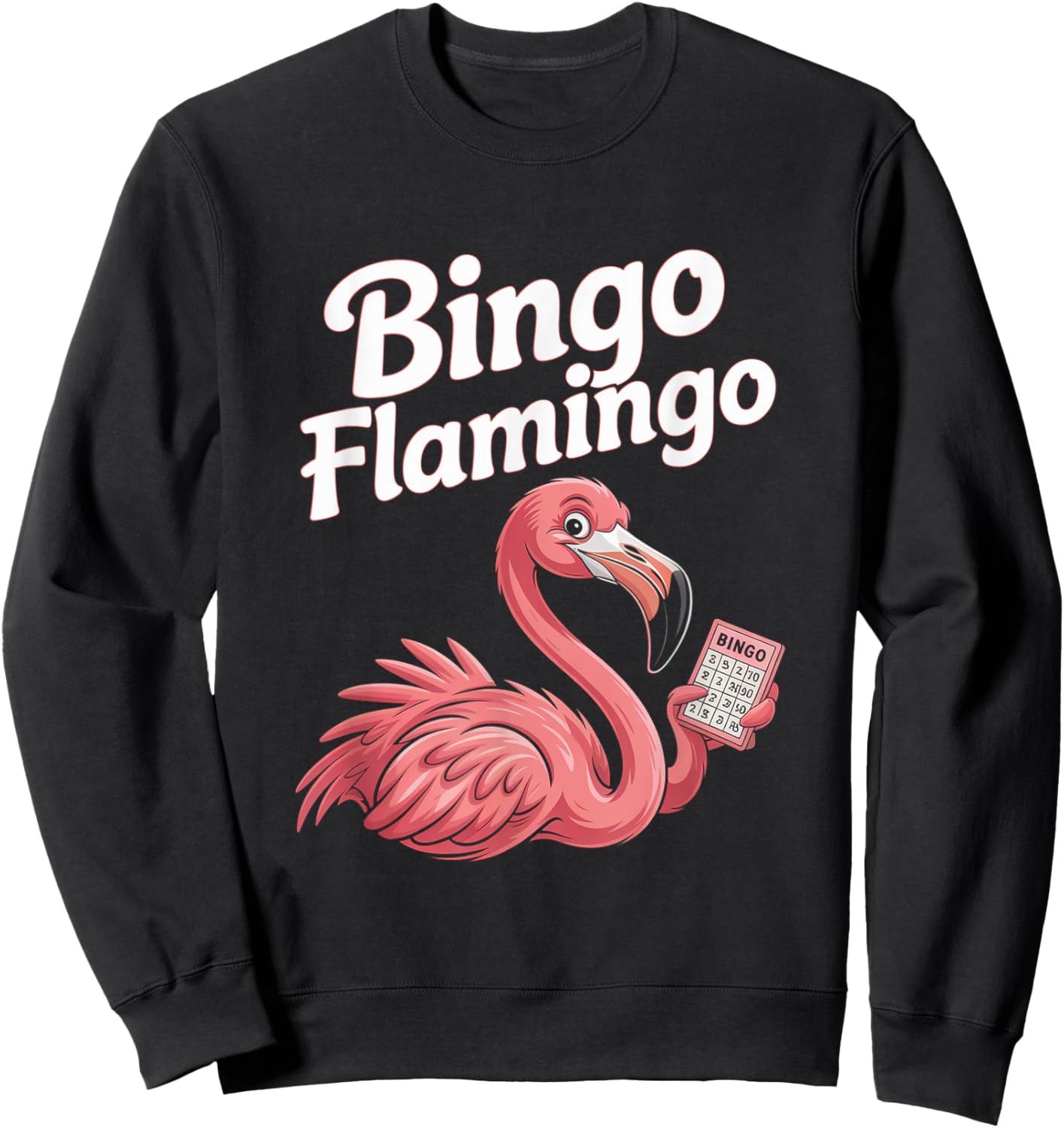 Bingo Flamingo Sweatshirt - Sweatshirt | Black