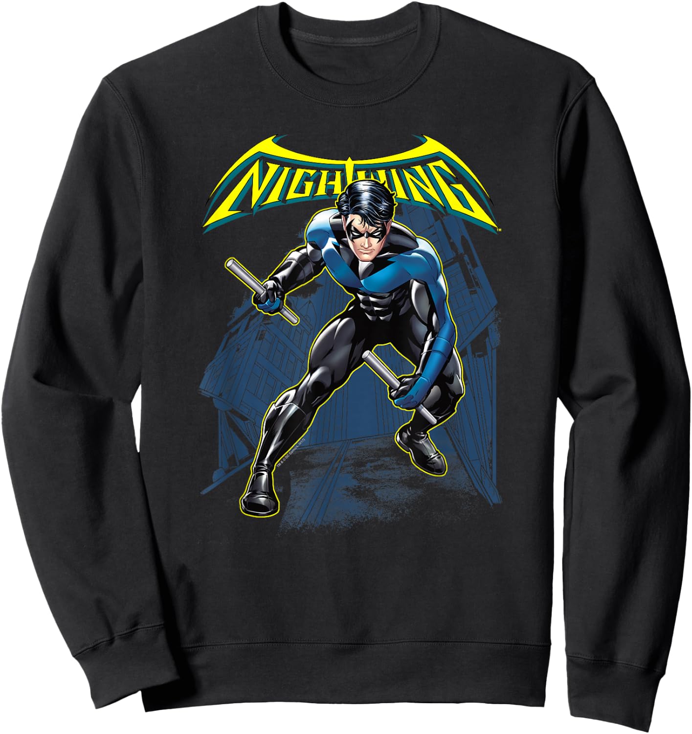 Batman Nightwing Sweatshirt - Sweatshirt | Black