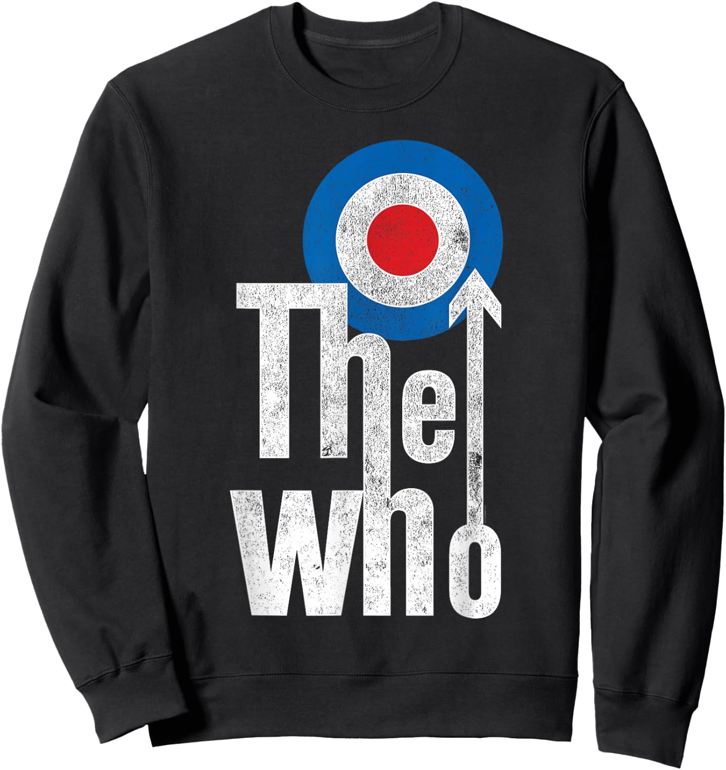 The Who Official Target Logo Arrow Sweatshirt - Sweatshirt | Black