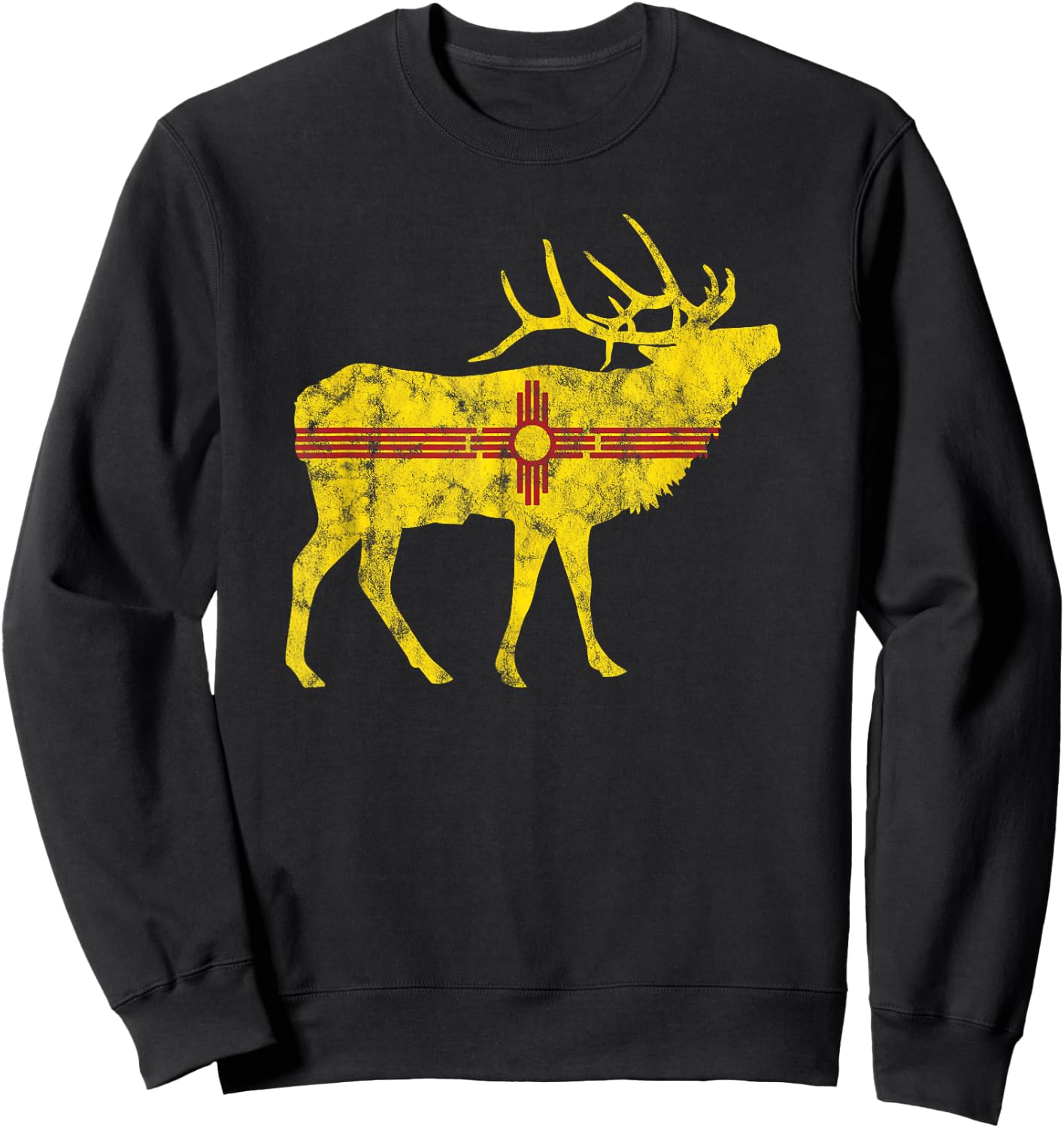 New Mexico Elk Hunting Sweatshirt - Sweatshirt | Black