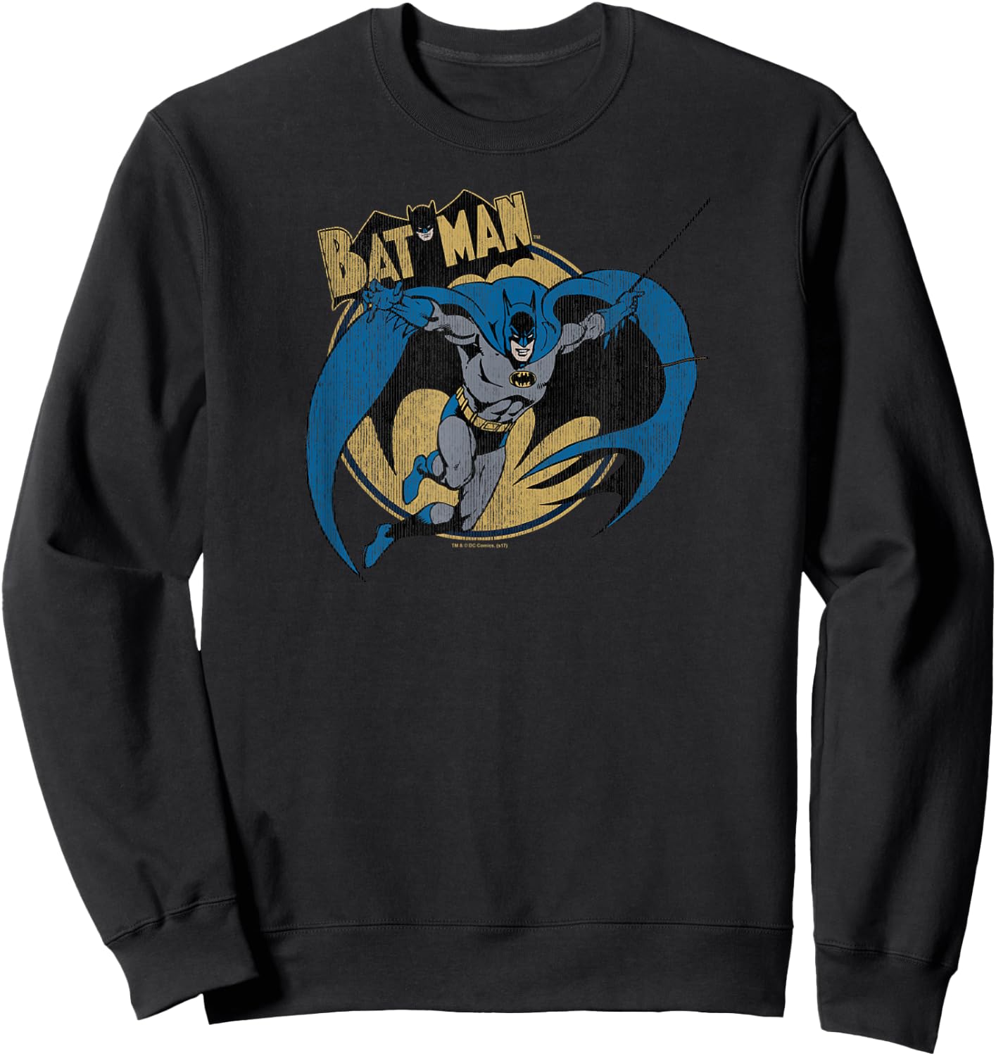 Batman Through The Night Sweatshirt - Sweatshirt | Black