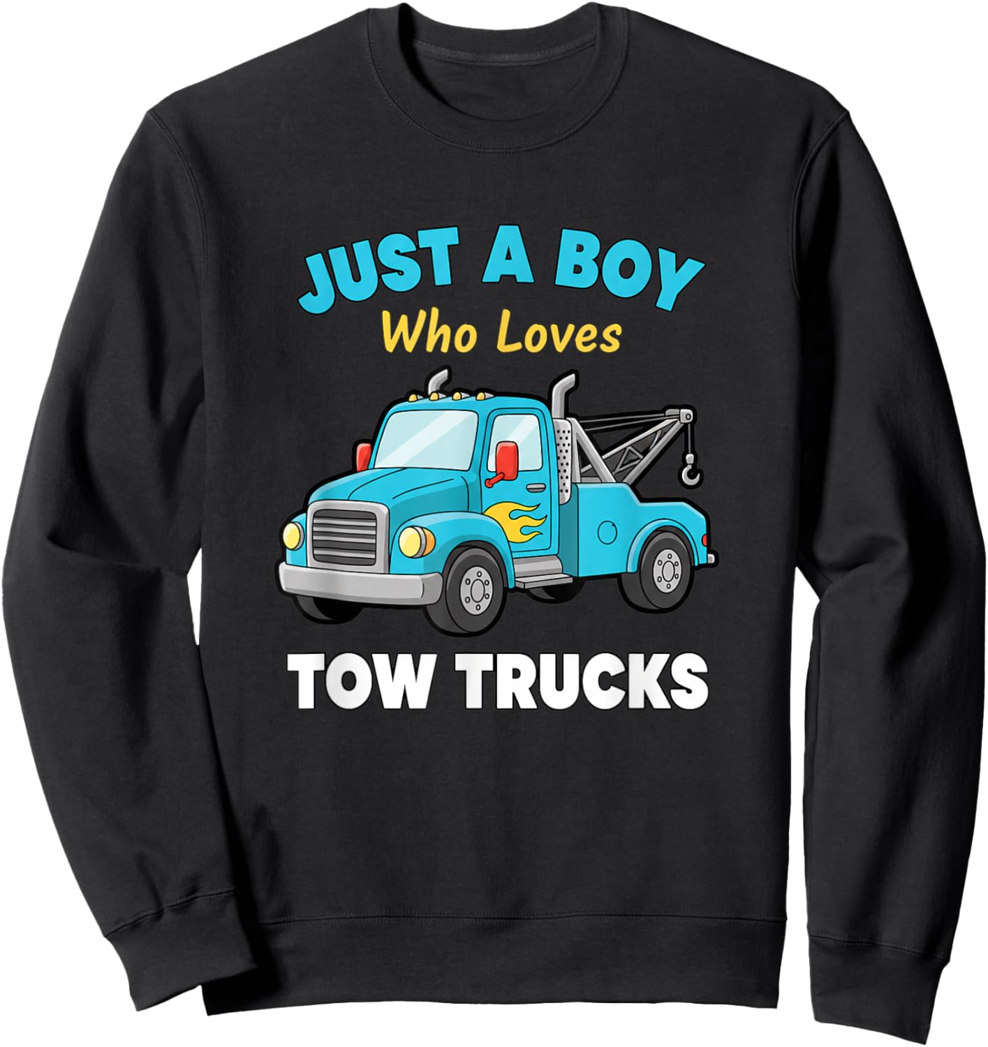 Trucks & Off-Road, I'm The Tow Truck Kid Sweatshirt - Sweatshirt | Black