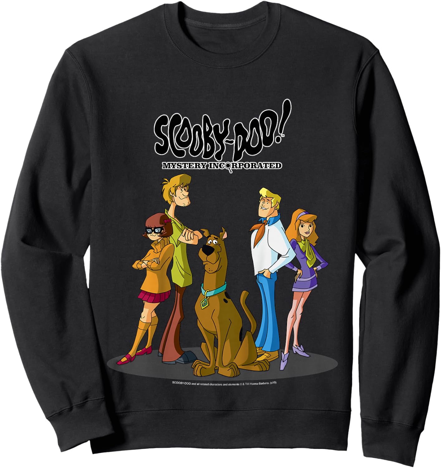 Kids Scooby-Doo Mystery Incorporated Mystery Gang Portrait Sweatshirt - Sweatshirt | Black