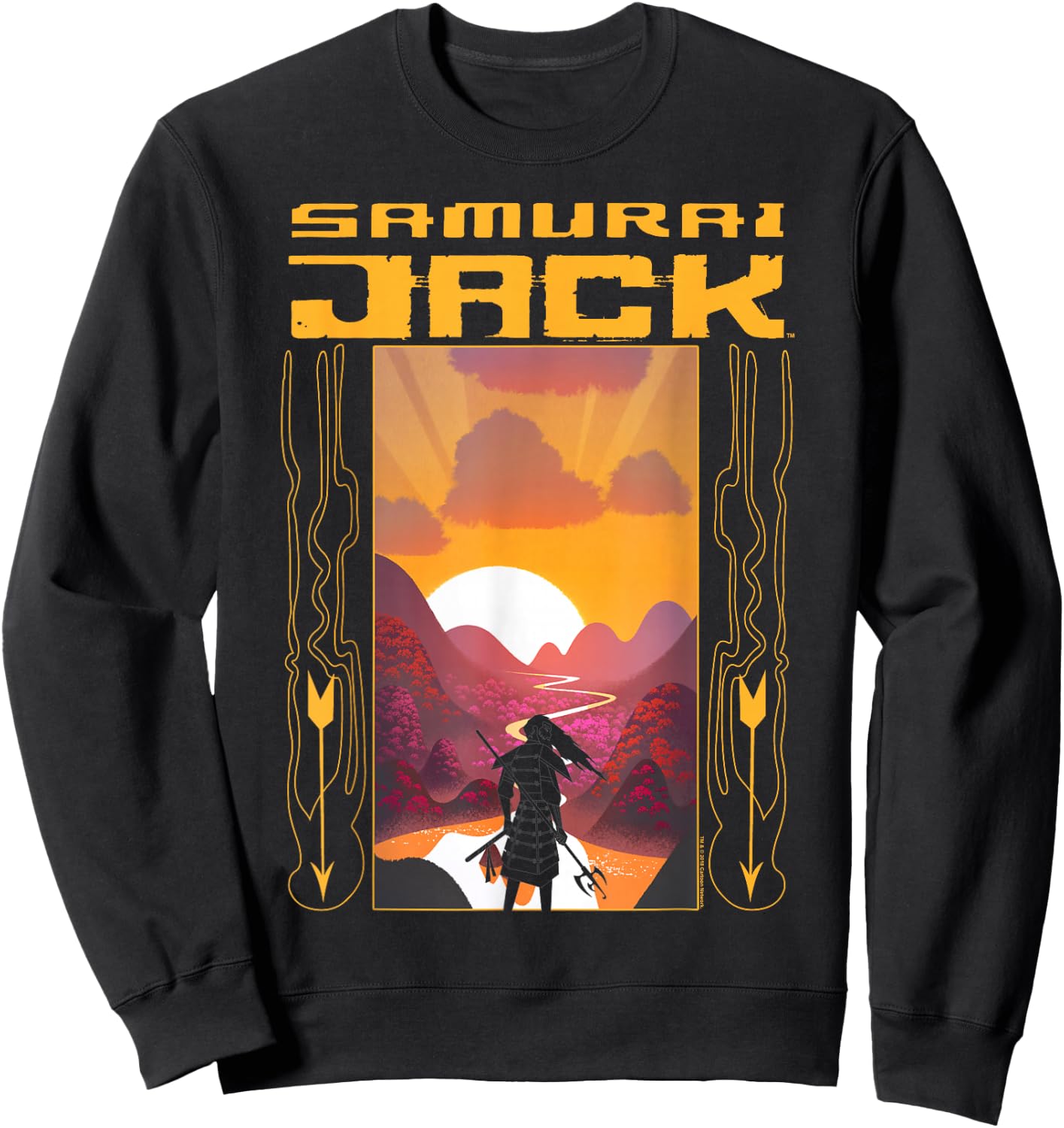 Samurai Jack Sunrise Sweatshirt - Sweatshirt | Black