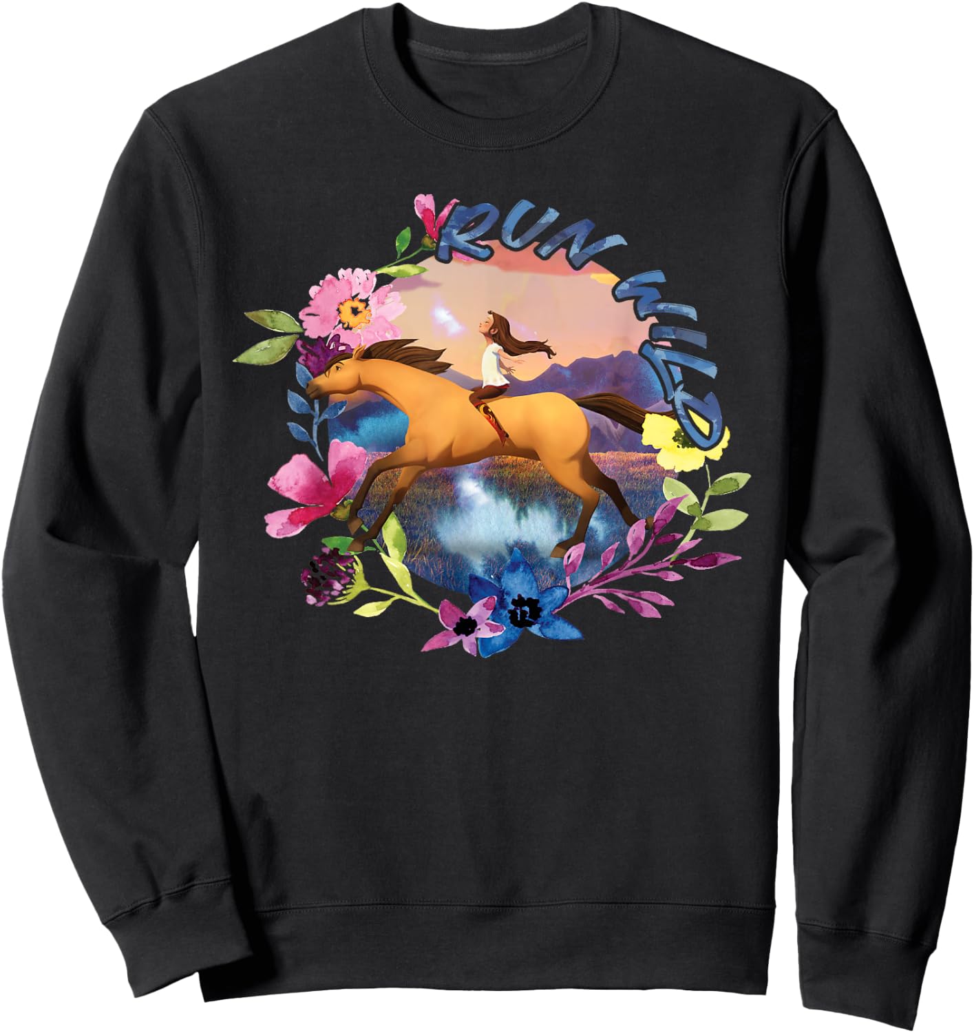 Spirit Riding Free Living Out Sweatshirt - Sweatshirt | Black