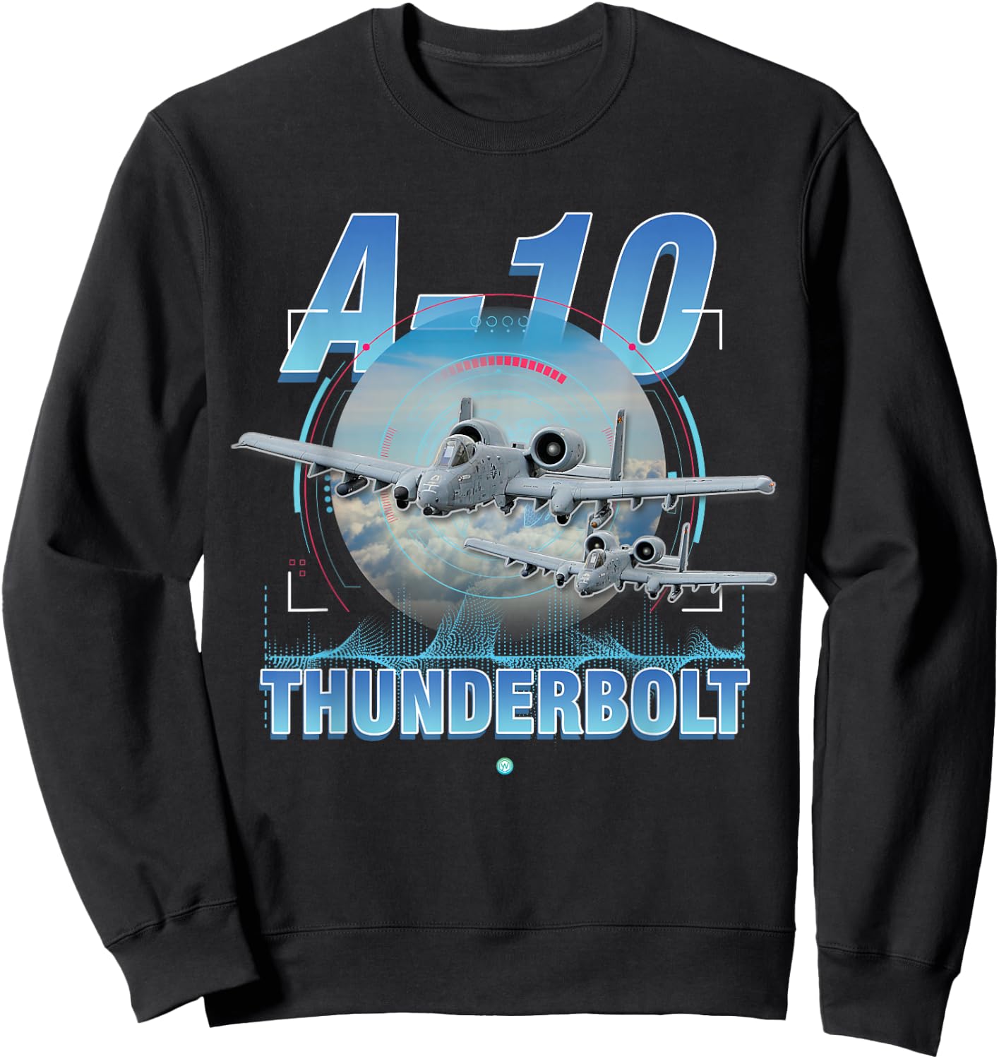 A-10 Thunderbolt II (Warthog) Gift Veterans Sweatshirt - Sweatshirt | Black