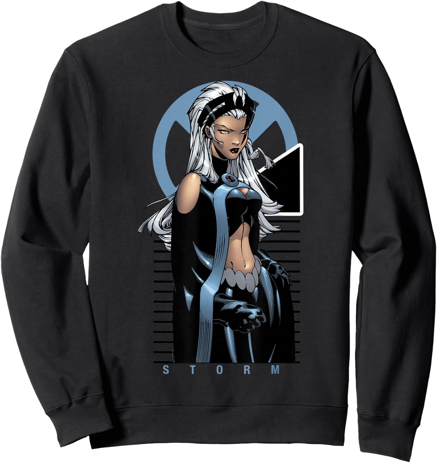 Marvel X-Men The Storm of the Century Pose Graphic Sweatshirt - Sweatshirt | Black