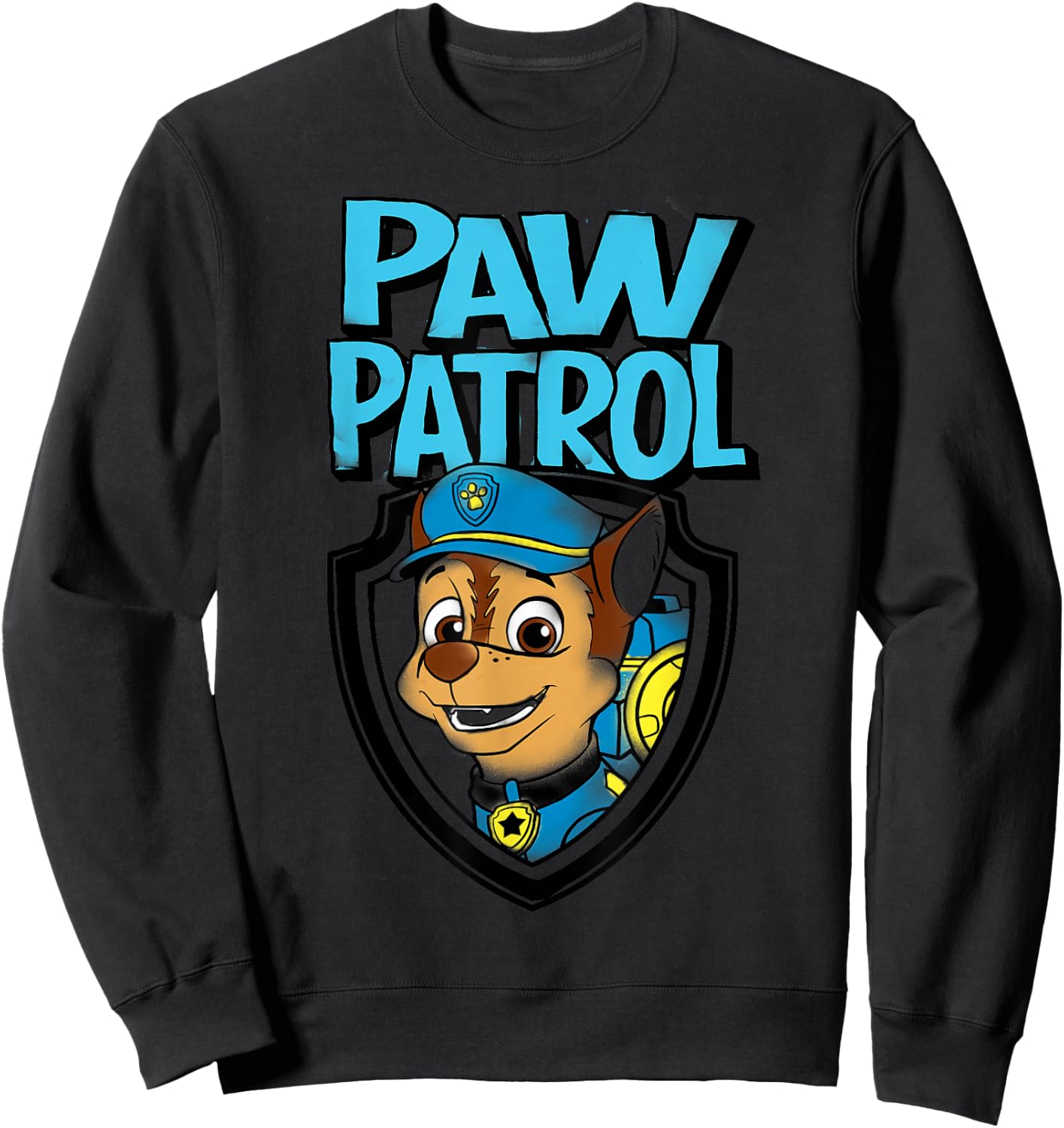PAW Patrol Police Pup Chase! T- Shirts Sweatshirt - Sweatshirt | Black