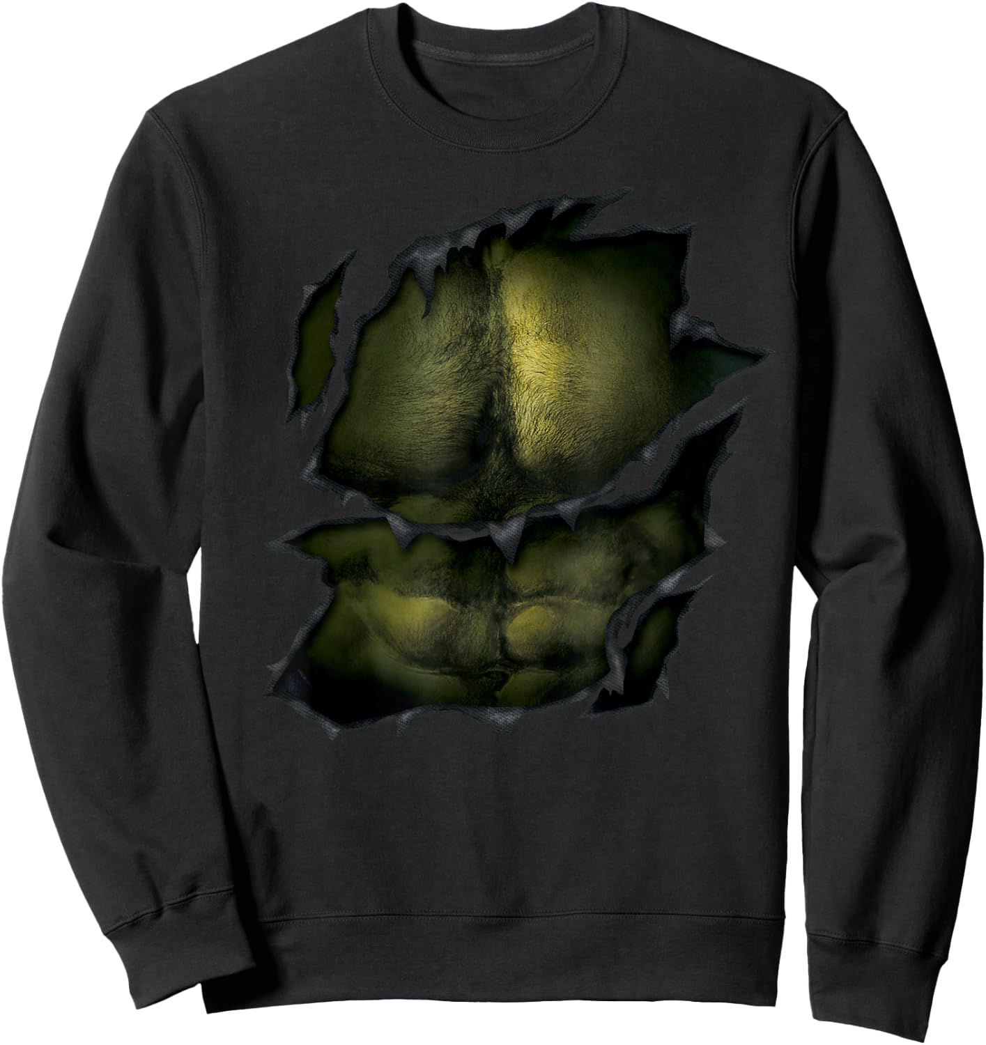 Marvel Avengers Age of Ultron Hulk Rip Sweatshirt - Sweatshirt | Black
