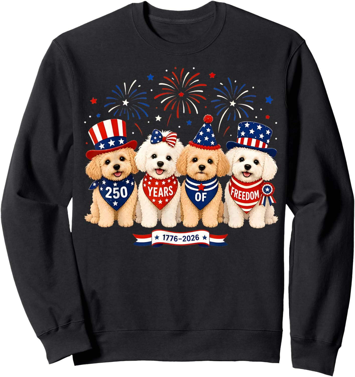 4th July Sweatshirt - Sweatshirt | Black