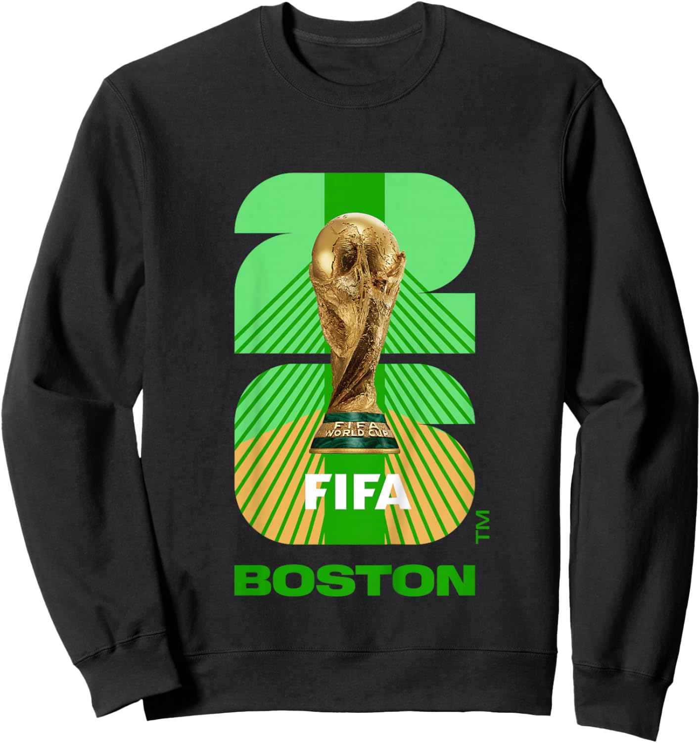 Kids FIFA World CUP26 Boston Trophy Color Sweatshirt - Sweatshirt | Black