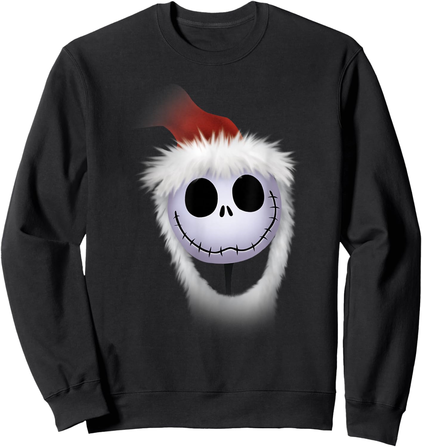 Disney Santa Jack Skellington Holiday Sweatshirt - Sweatshirt | Black