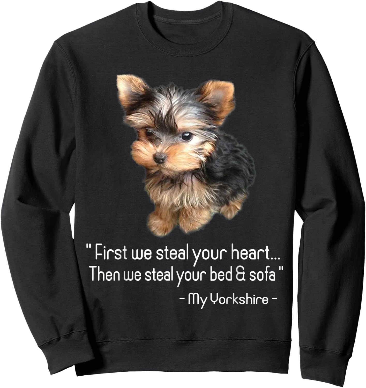 Yorkie Sweatshirt - Sweatshirt | Black