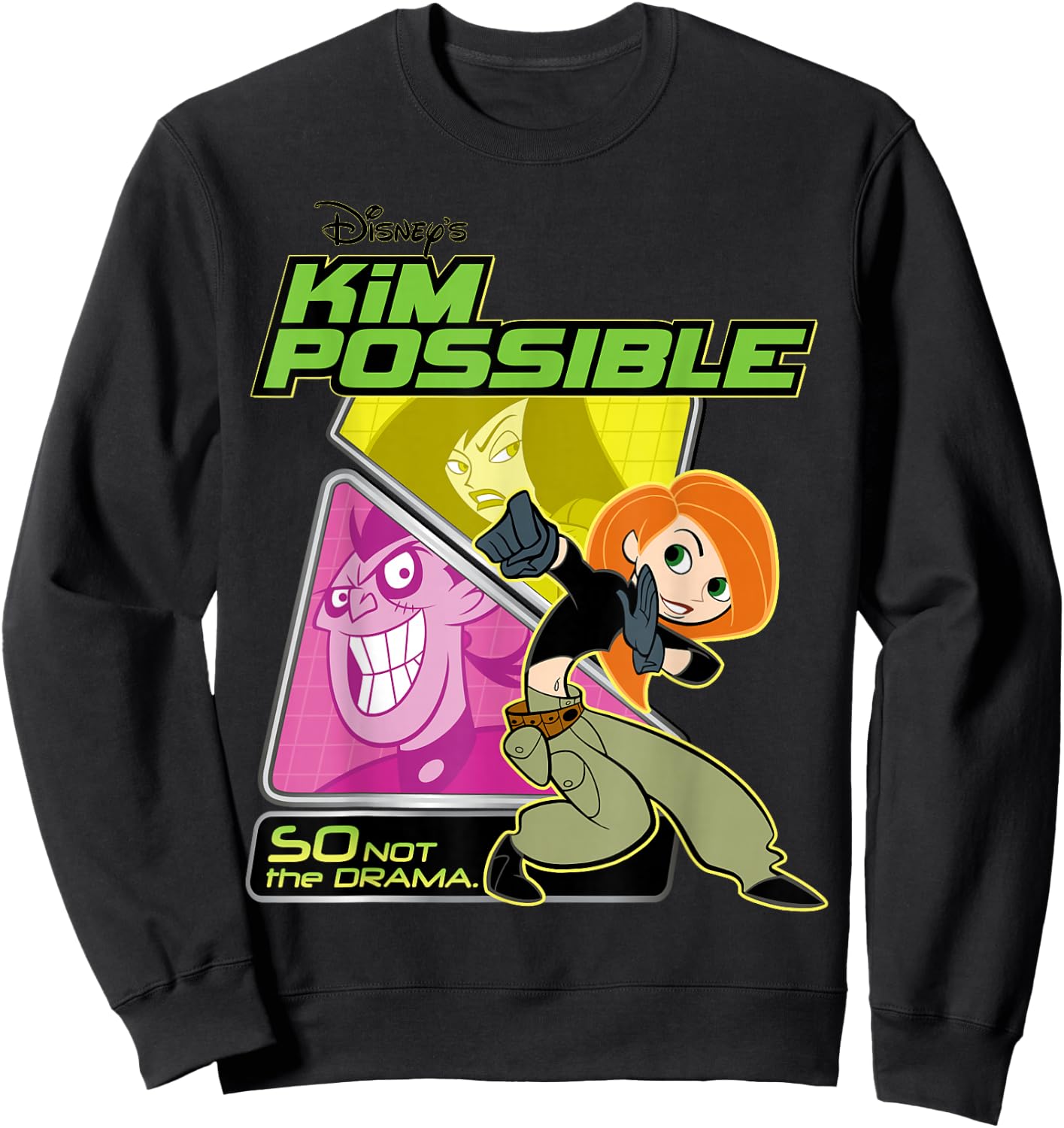 Kim Possible - So Not The Drama Villains Sweatshirt - Sweatshirt | Black