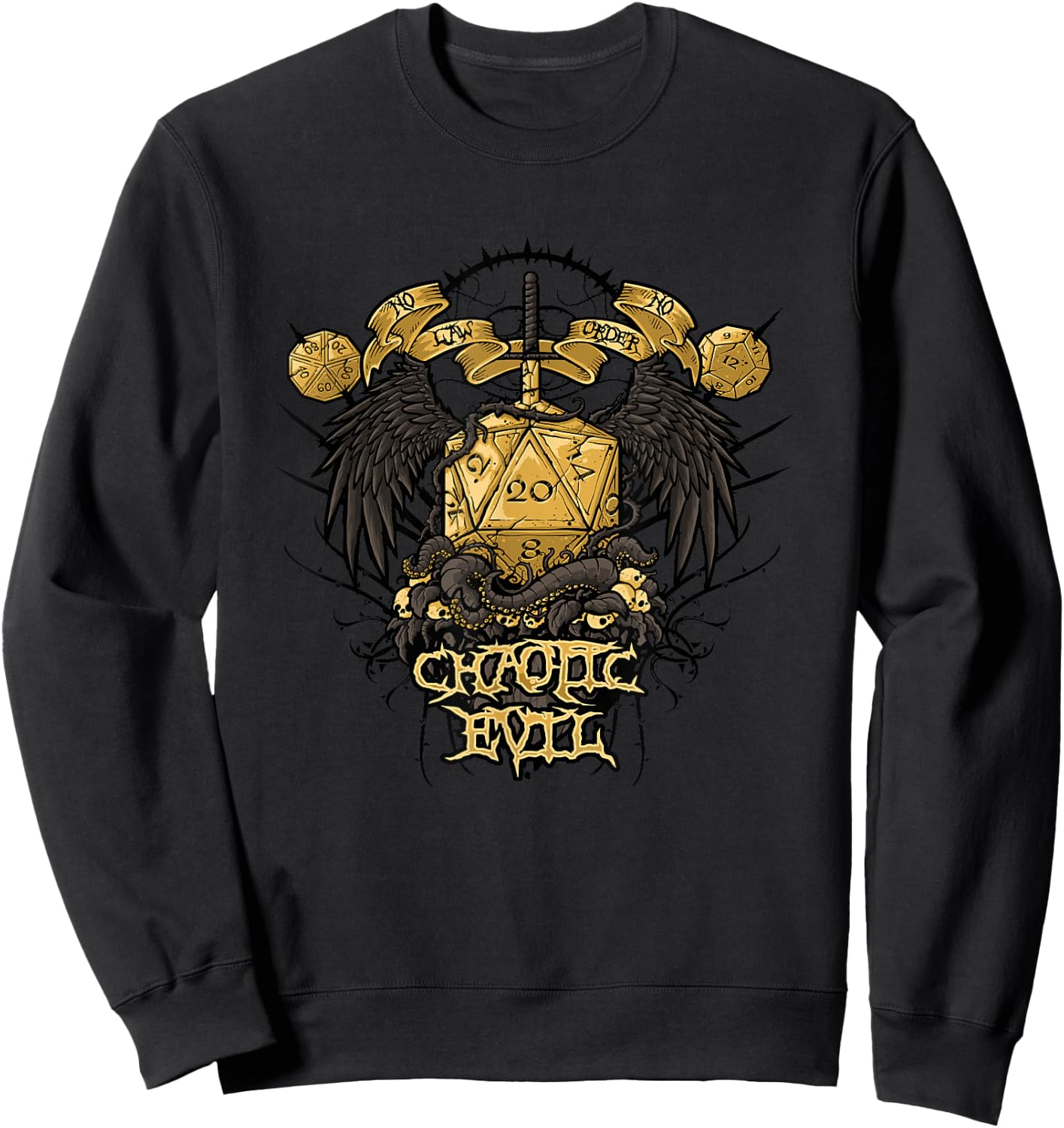 Chaotic Evil Sweatshirt - Sweatshirt | Black