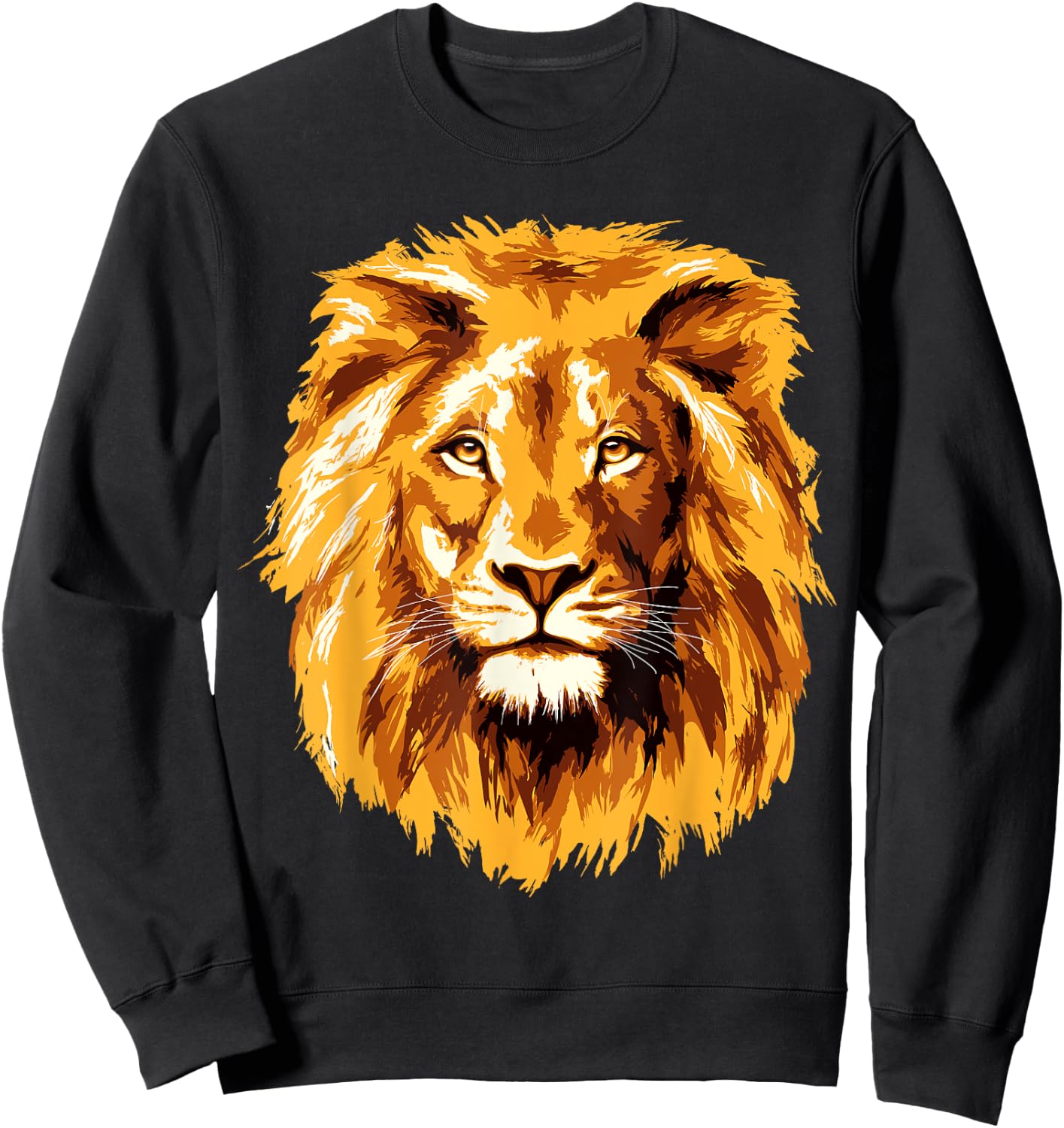 Lion Brown Lion Sweatshirt - Sweatshirt | Black