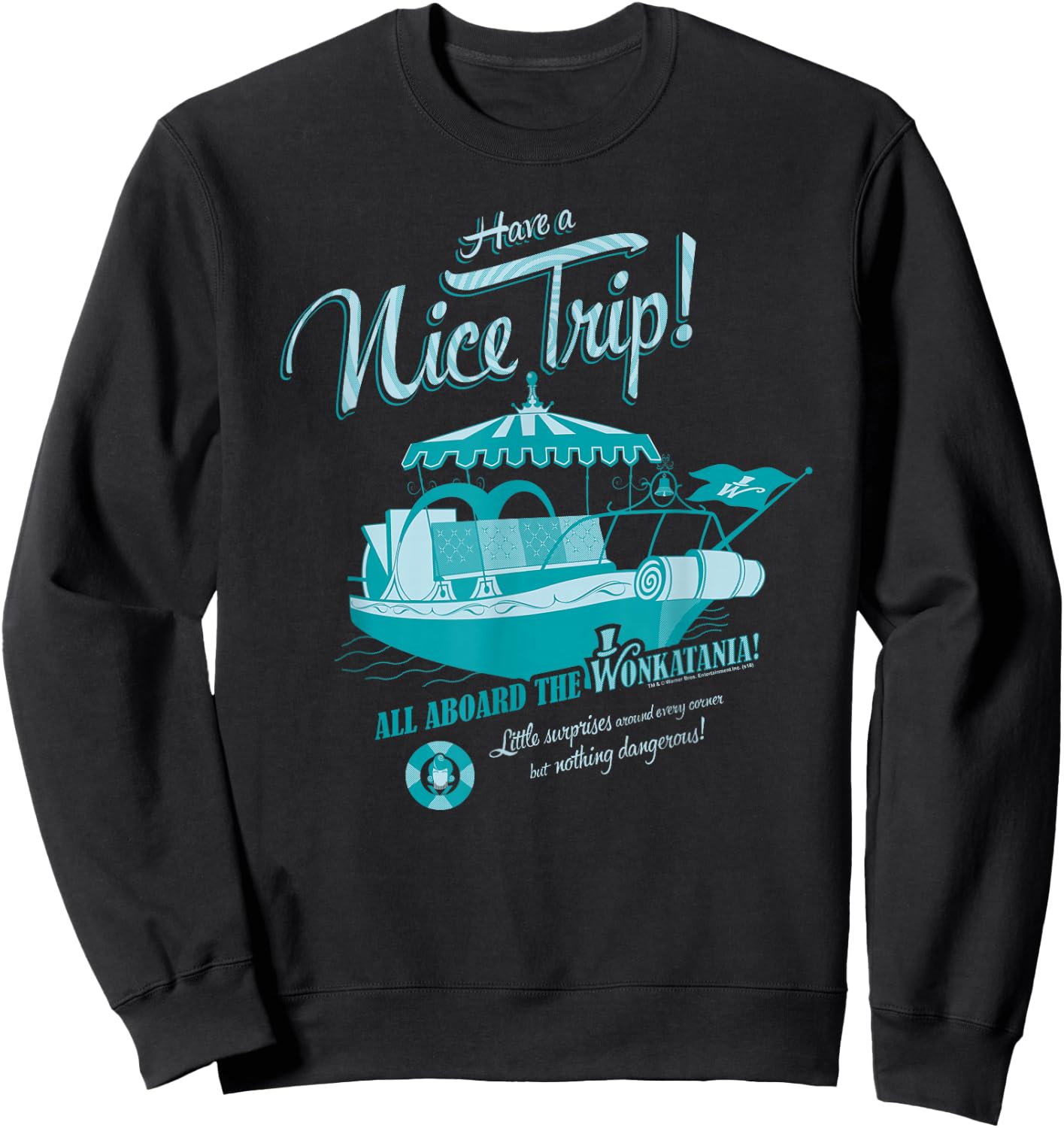 Willy Wonka Wonkitania Sweatshirt - Sweatshirt | Black