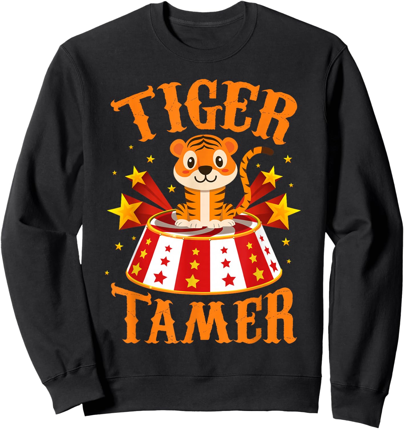 Circus Tiger Shirts - Circus Shirts - Circus Tiger Costume Sweatshirt - Sweatshirt | Black