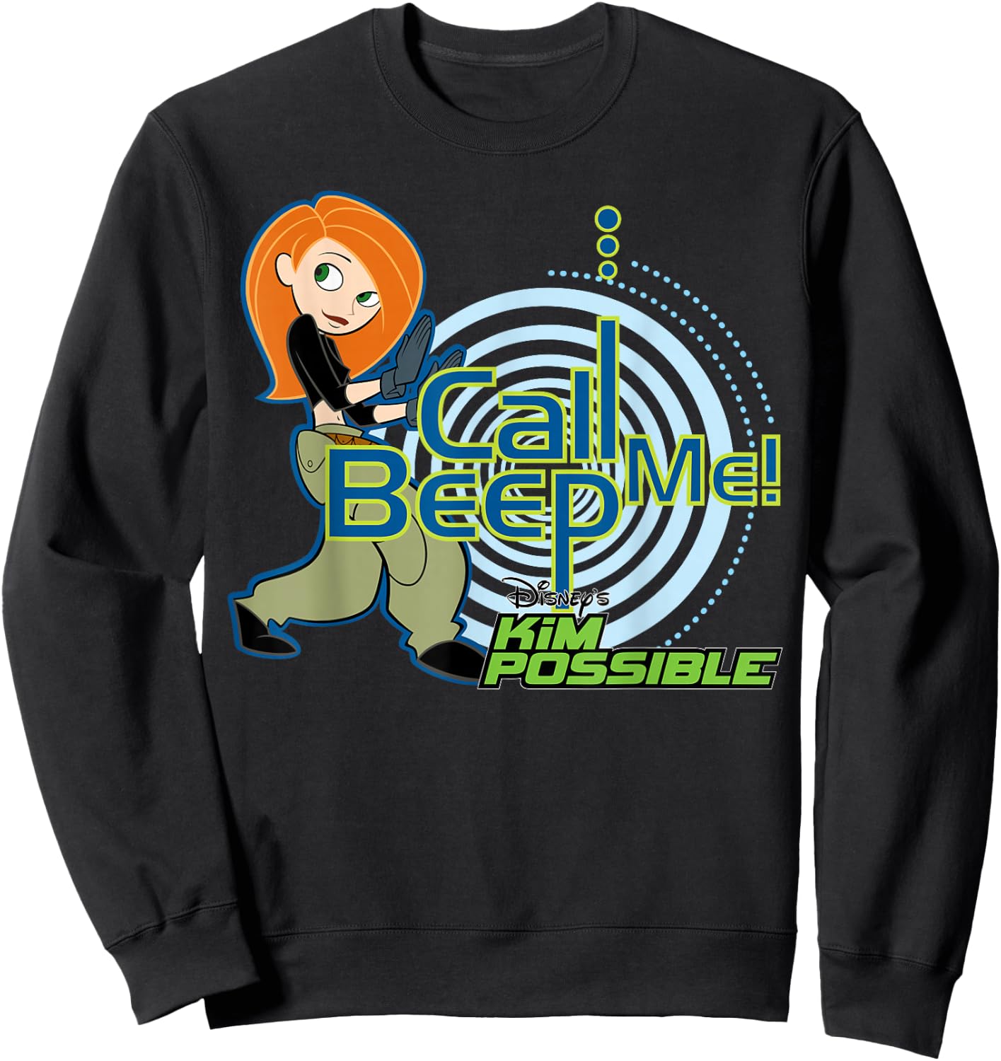 Kim Possible - Call Me Beep Me Sweatshirt - Sweatshirt | Black