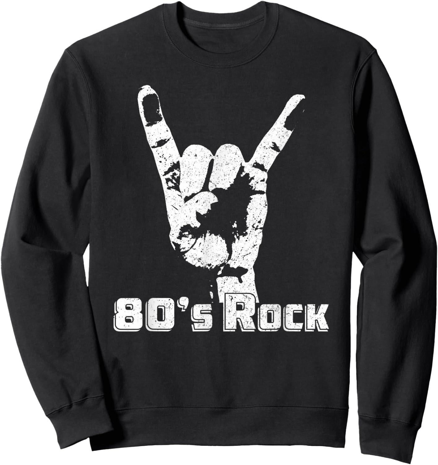 80 s Rock - 80s Rock Band Sweatshirt - Sweatshirt | Black