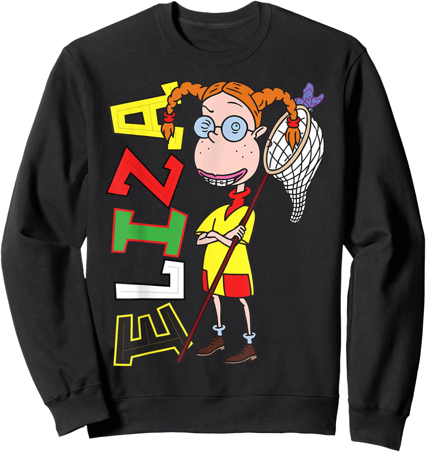 The Wild Thornberrys Eliza Type Sweatshirt - Sweatshirt | Black
