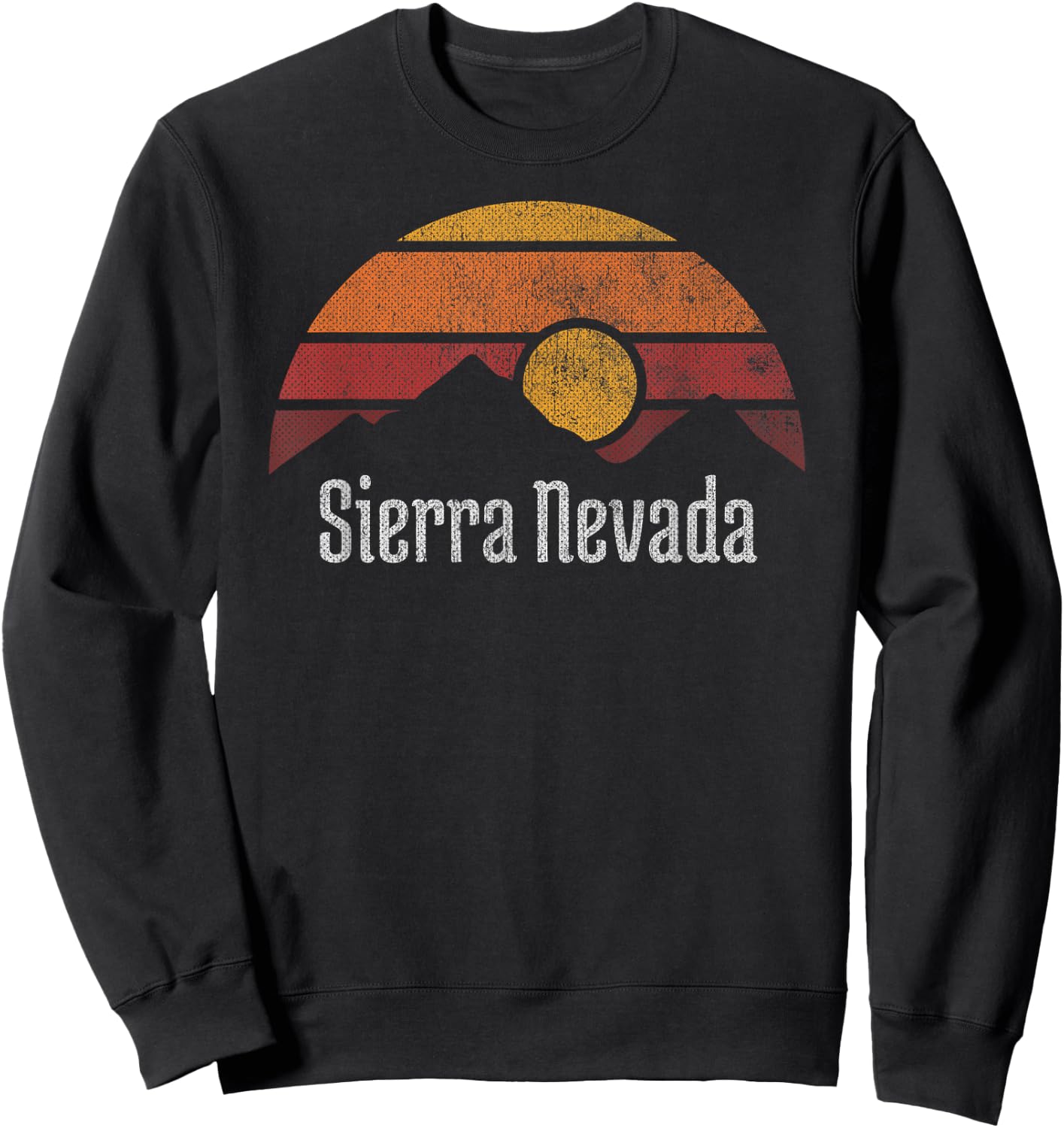 Vintage California Sierra Nevada Sweatshirt - Sweatshirt | Black