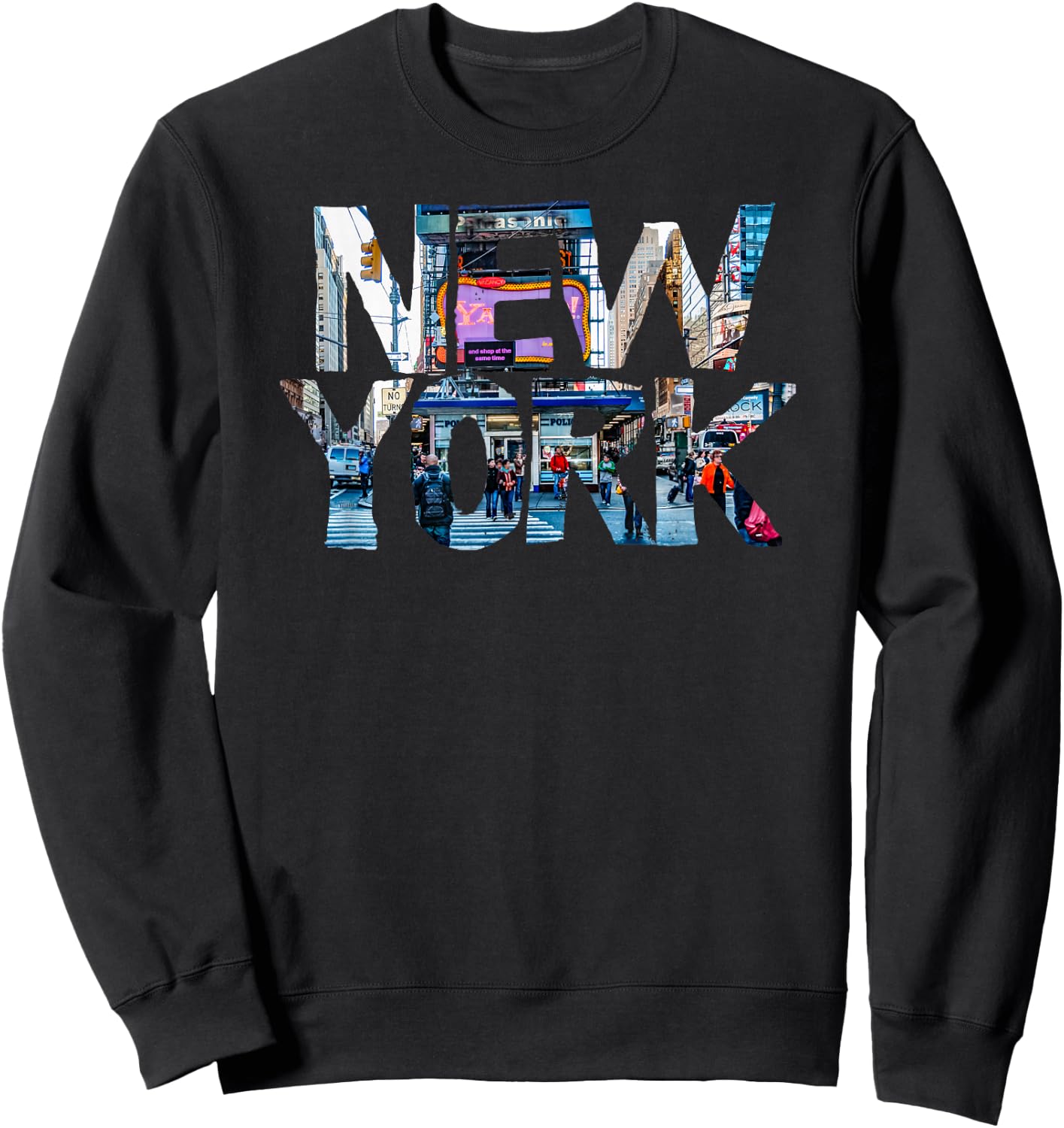 New York Tourist NYC USA I Love NY Hip Hop Gift Women Men Sweatshirt - Sweatshirt | Black