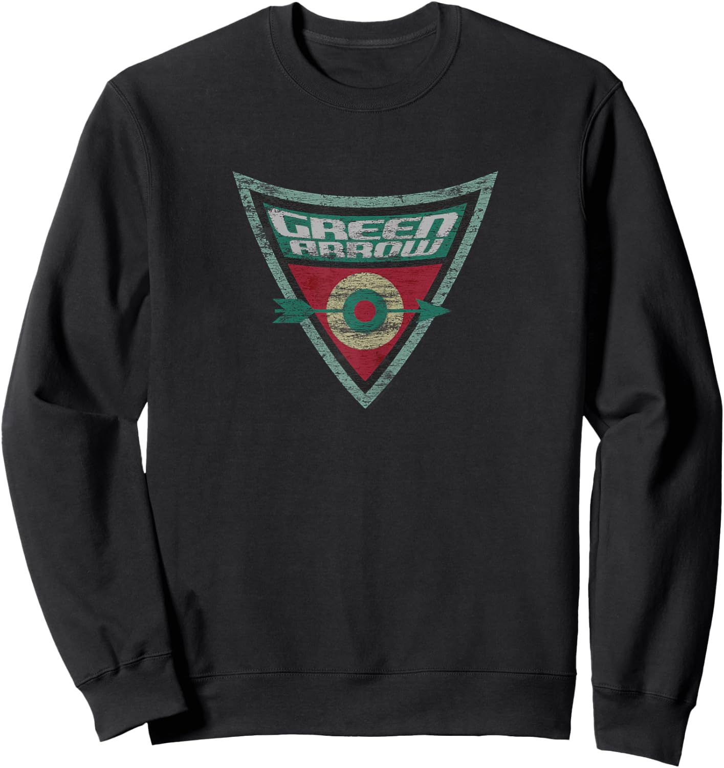 Batman: The Brave and the Bold Green Arrow Shield Sweatshirt - Sweatshirt | Black