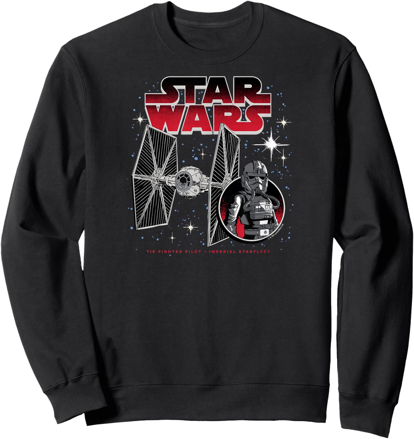 Star Wars - Imperial Starfleet Tie Fighter Sweatshirt - Sweatshirt | Black