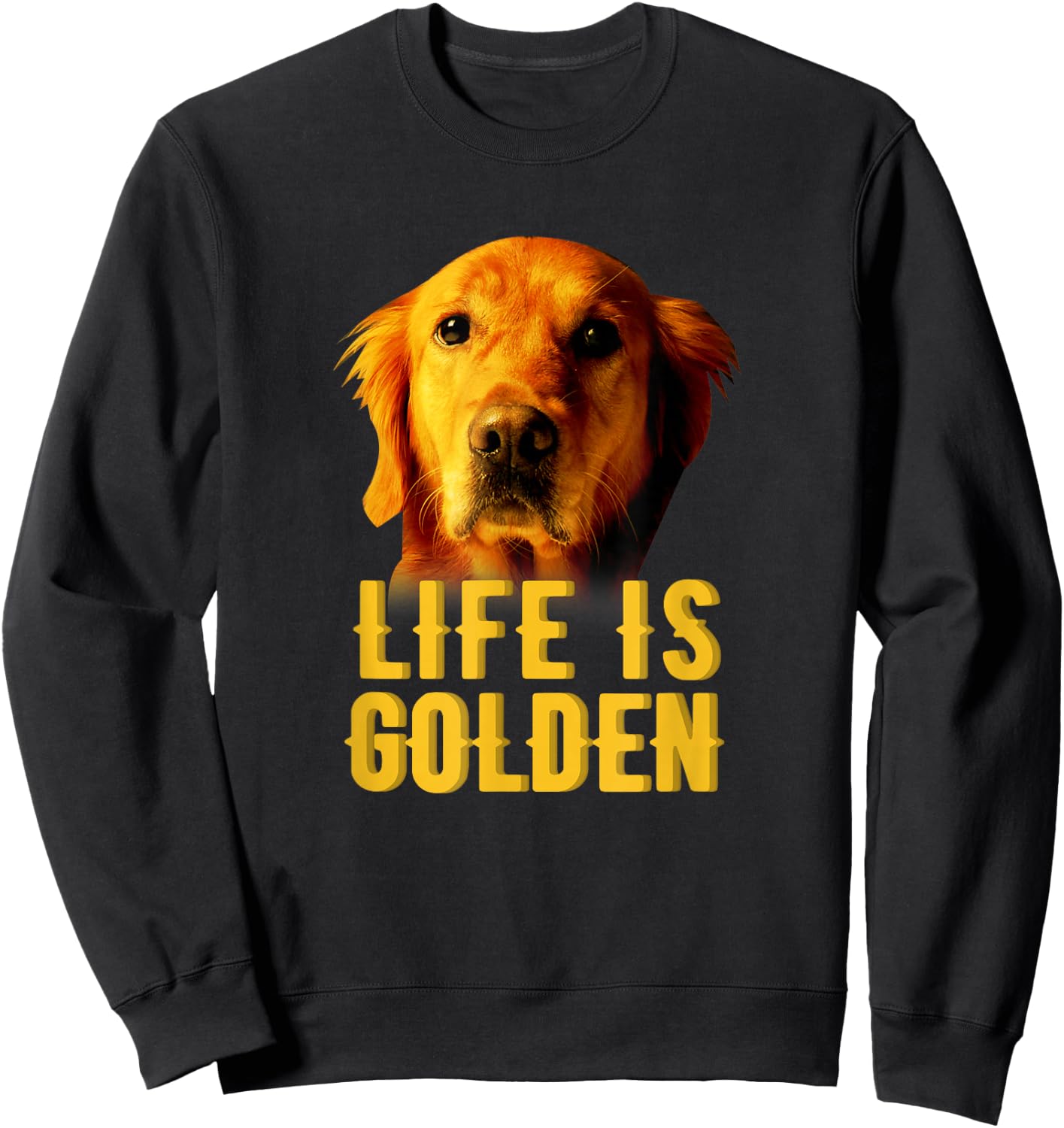Retriever Dog Lover - Funny Dogs Quote Sweatshirt - Sweatshirt | Black