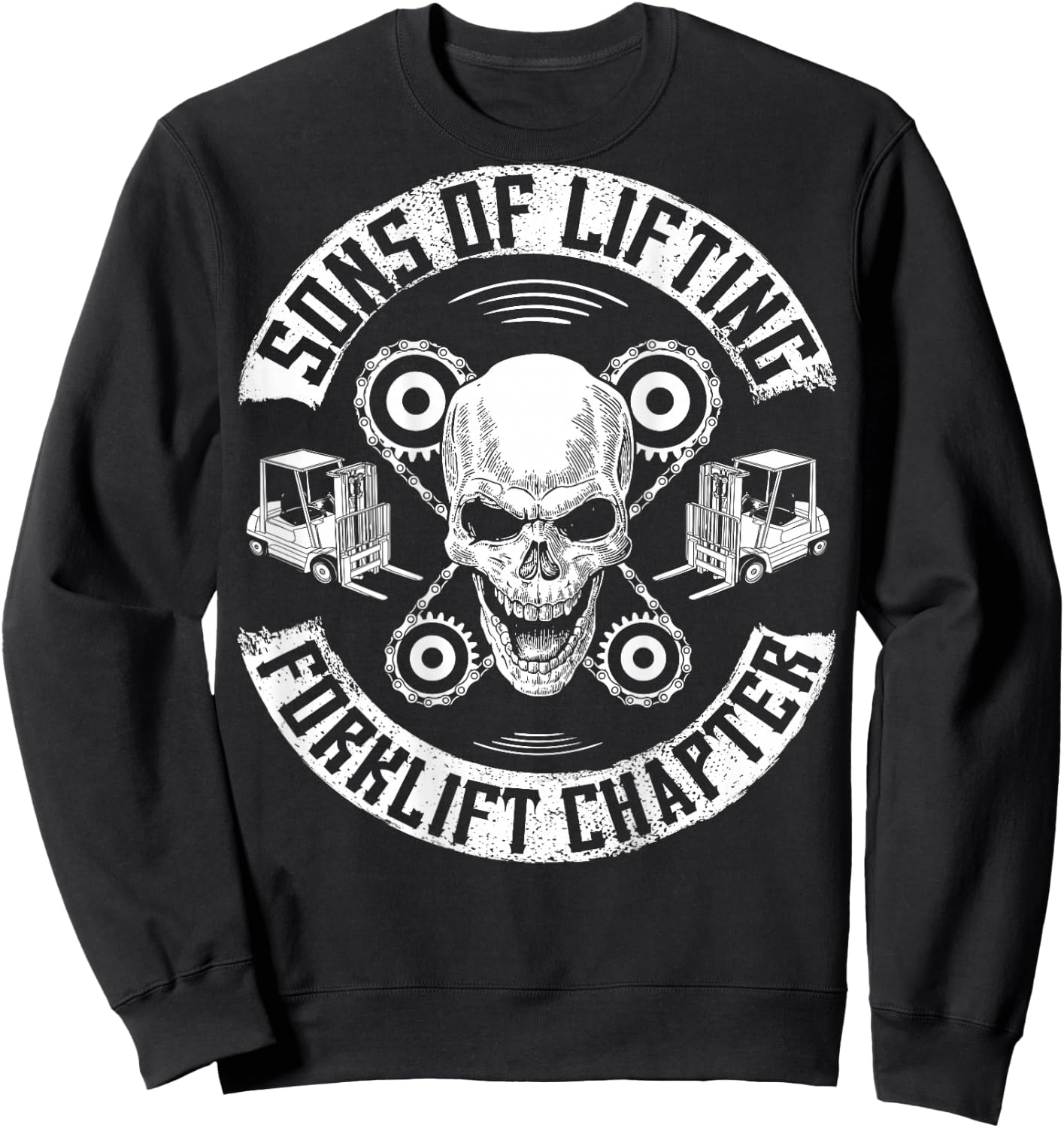Forklift Operator Sons Of Lifting Forklift Driver Sweatshirt - Sweatshirt | Black