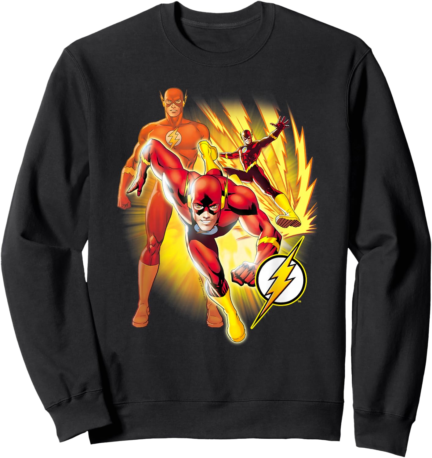 The Flash Collage Sweatshirt - Sweatshirt | Black
