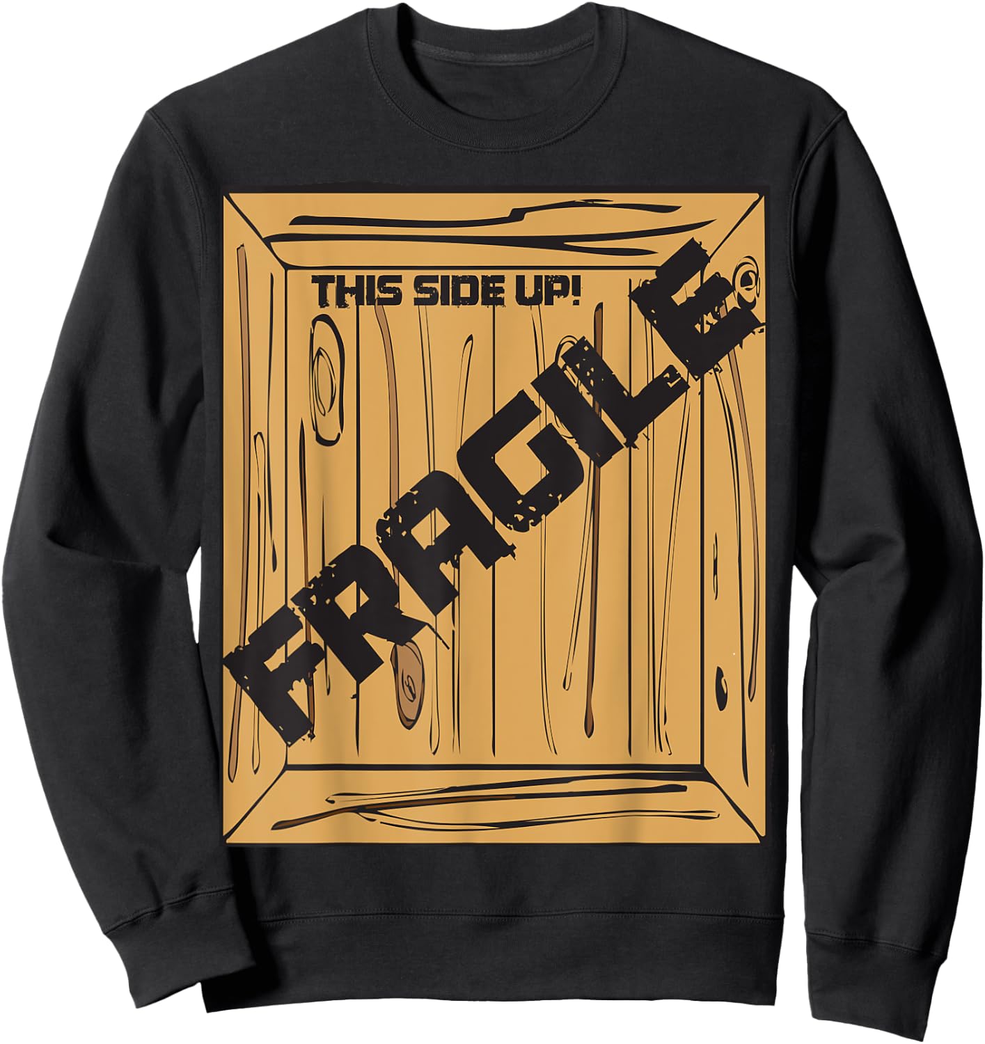 Fragile Shirt Halloween Christmas Costume Movie Shirt Sweatshirt - Sweatshirt | Black