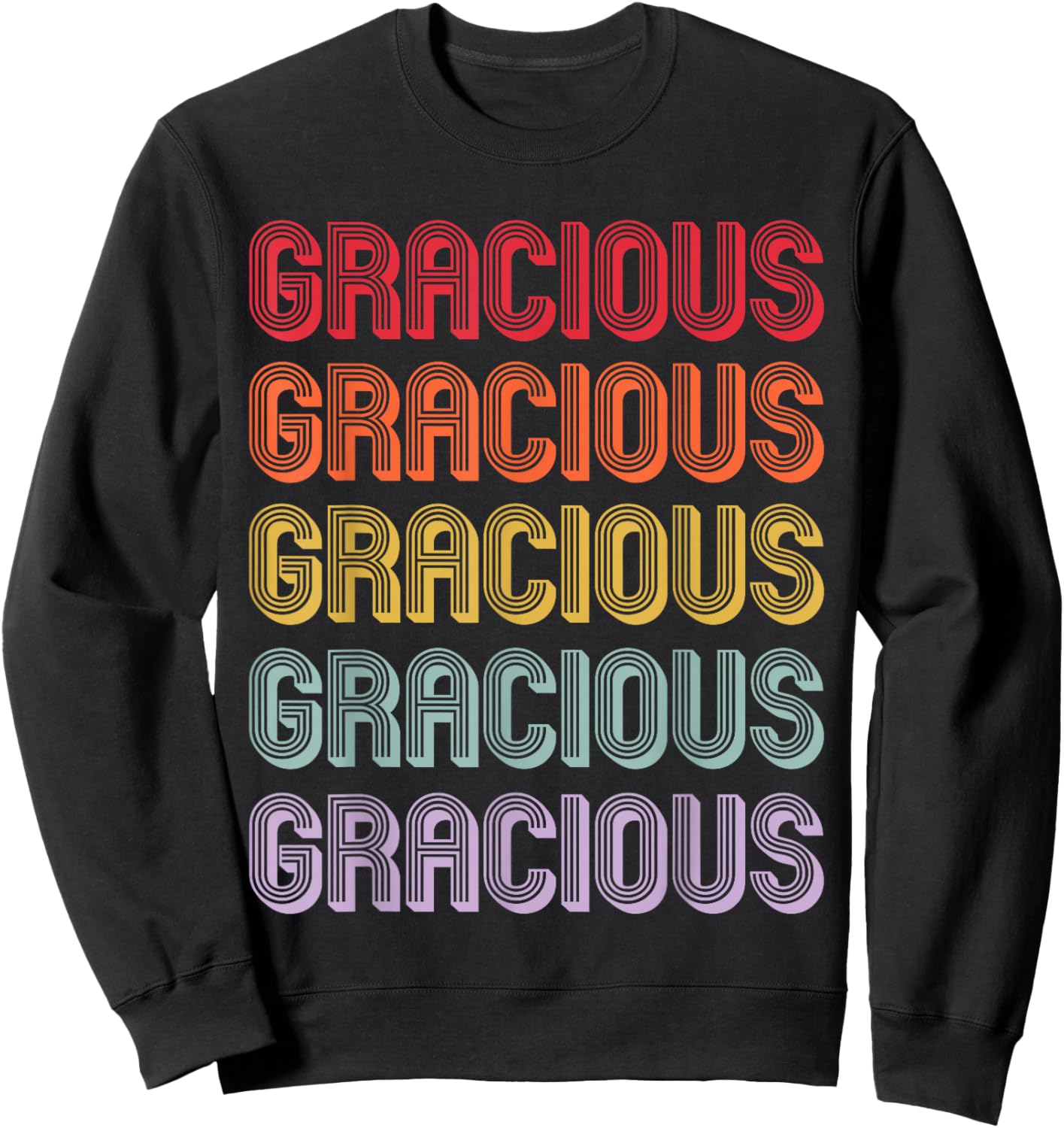 Gracious Sweatshirt - Sweatshirt | Black