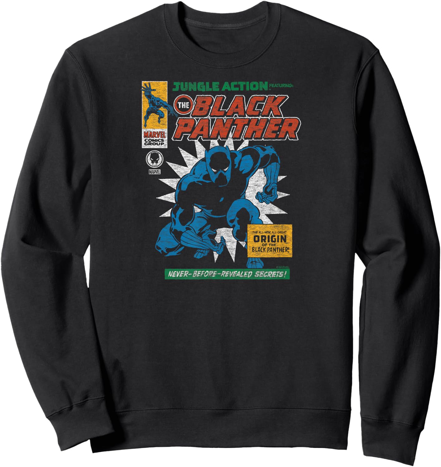 Black Panther - Comic Cover Sweatshirt - Sweatshirt | Black