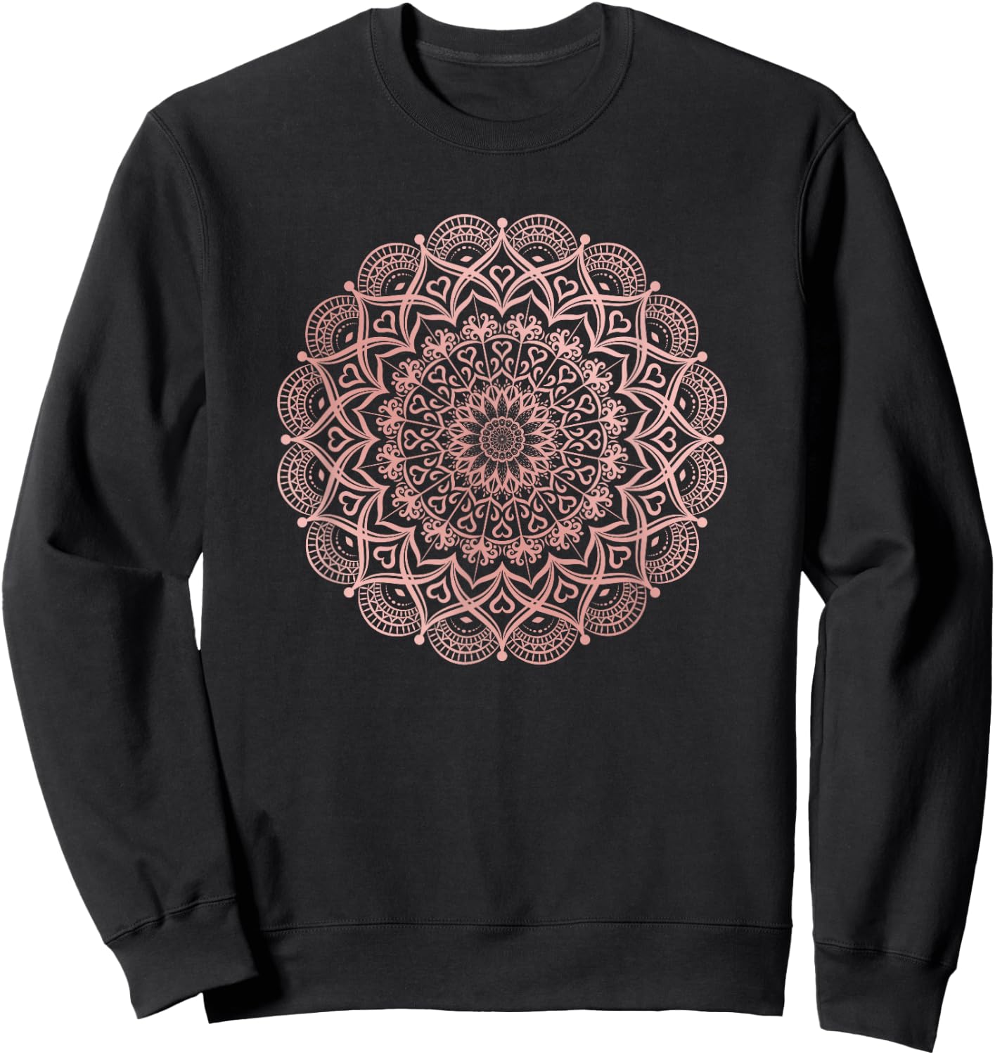 Lotus Flower Yoga Mandala , Men, Kids Sweatshirt - Sweatshirt | Black