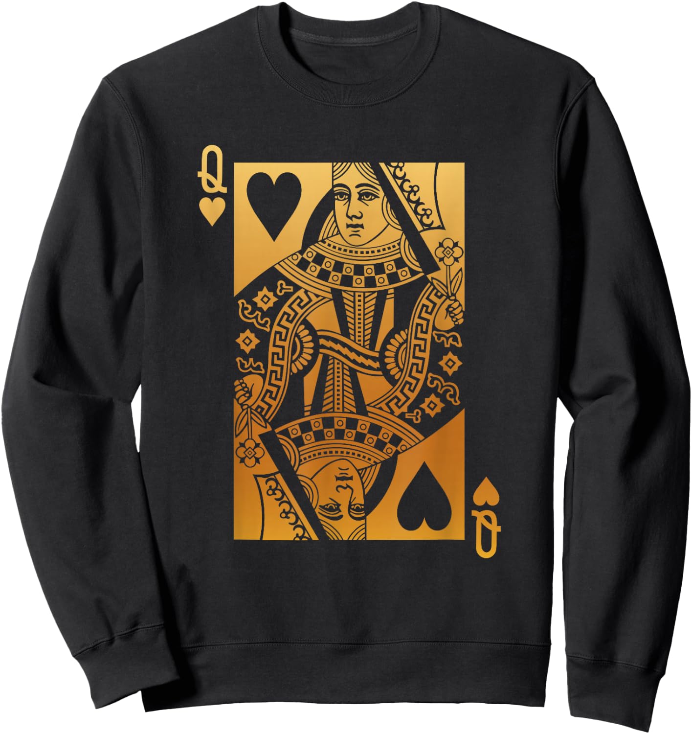 Queen of Hearts Sweatshirt - Sweatshirt | Black